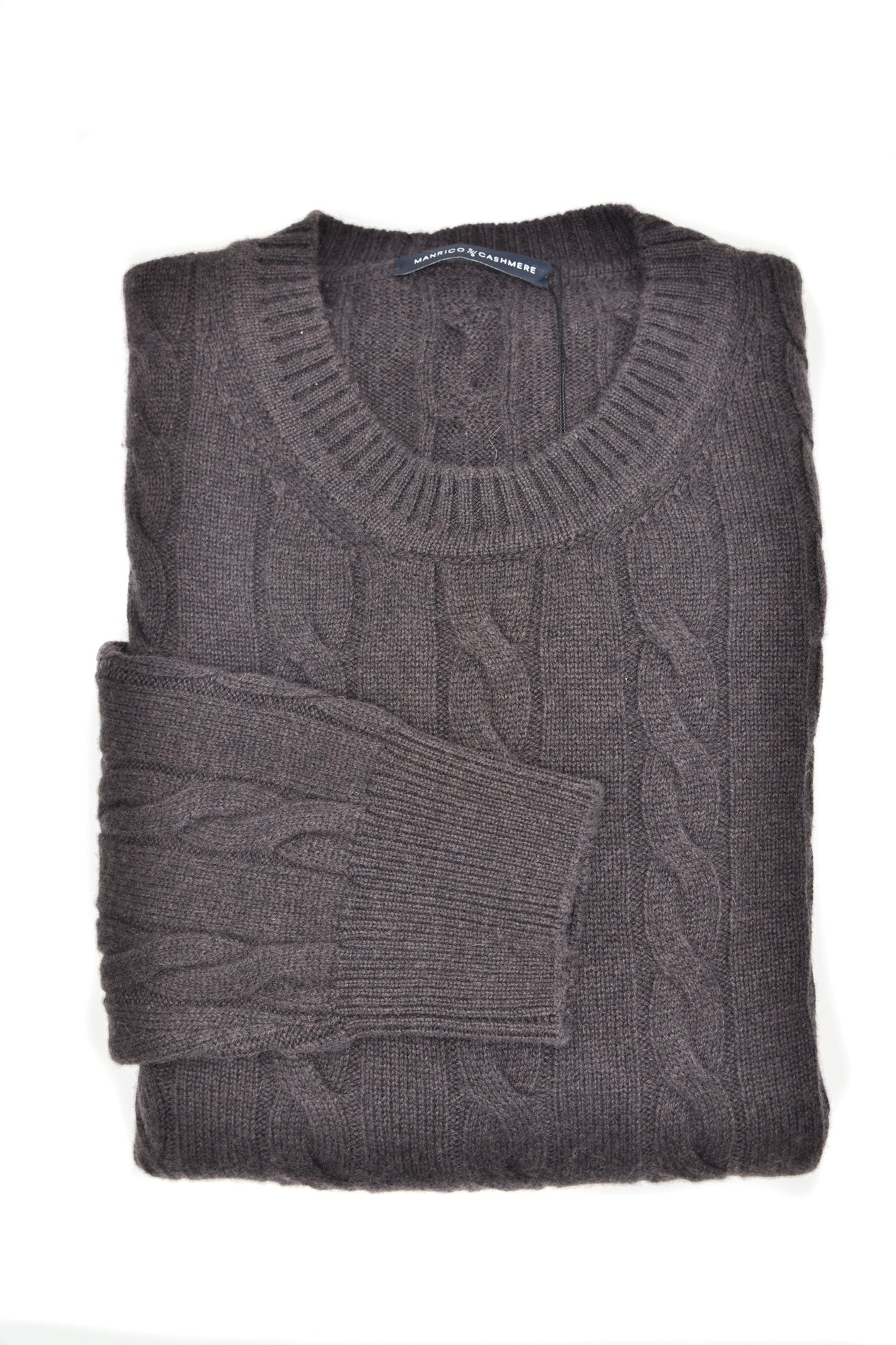 Manrico Cashmere Cable Knit Sweater