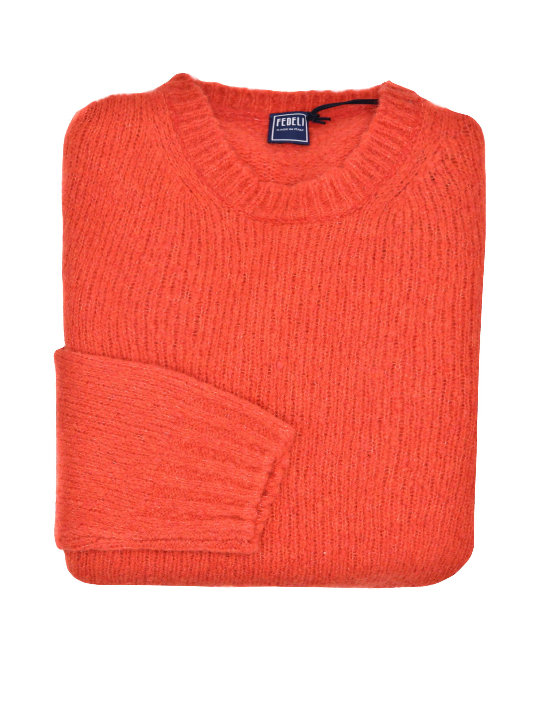 Fedeli Wool-Cashmere Crew Neck Sweater