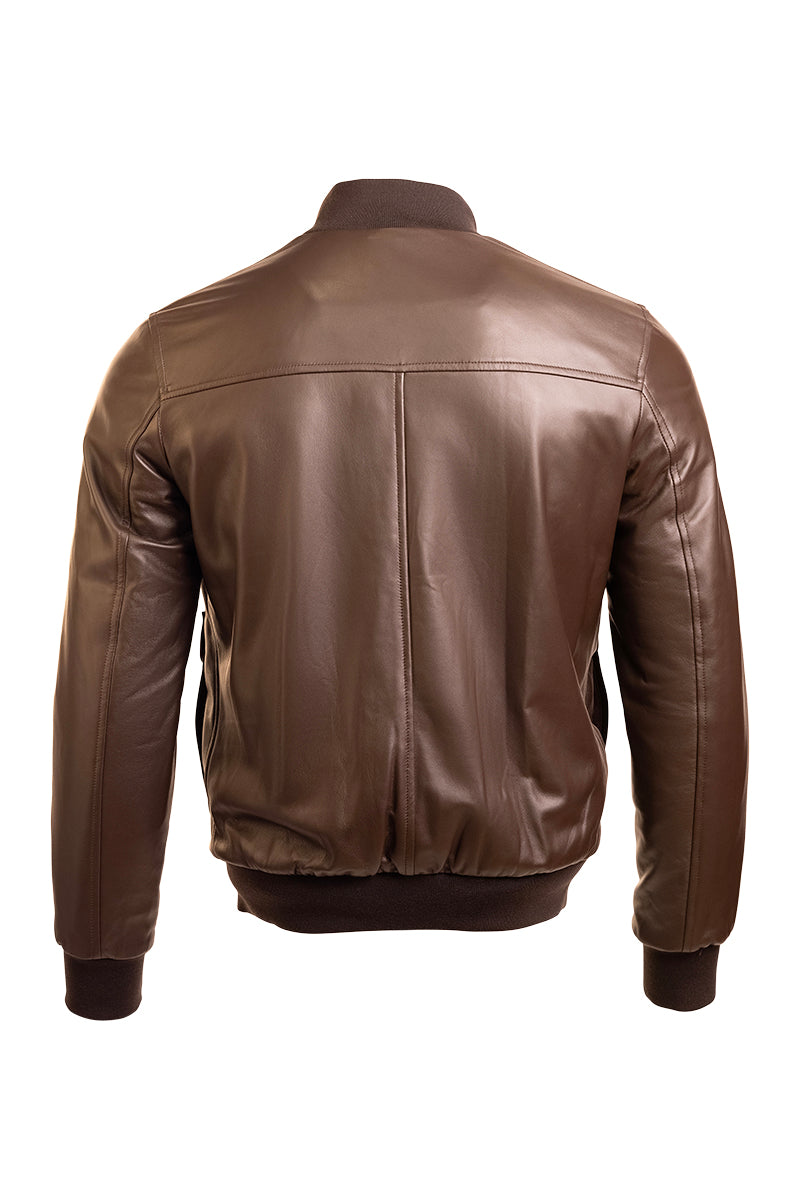 Kired by Kiton INN Lambskin-Virgin Wool Bomber