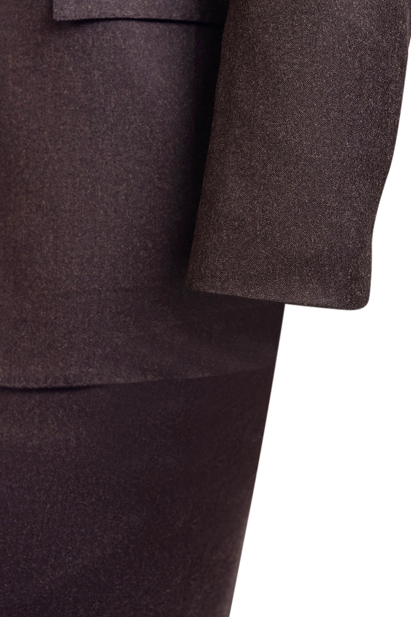 Sartorio Marled Virgin Wool Suit