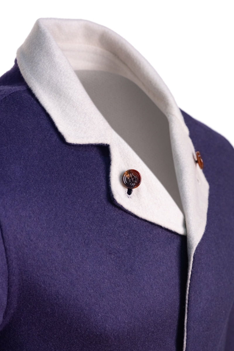 Kired by Kiton PARANA1 Cashmere Reversible Overcoat