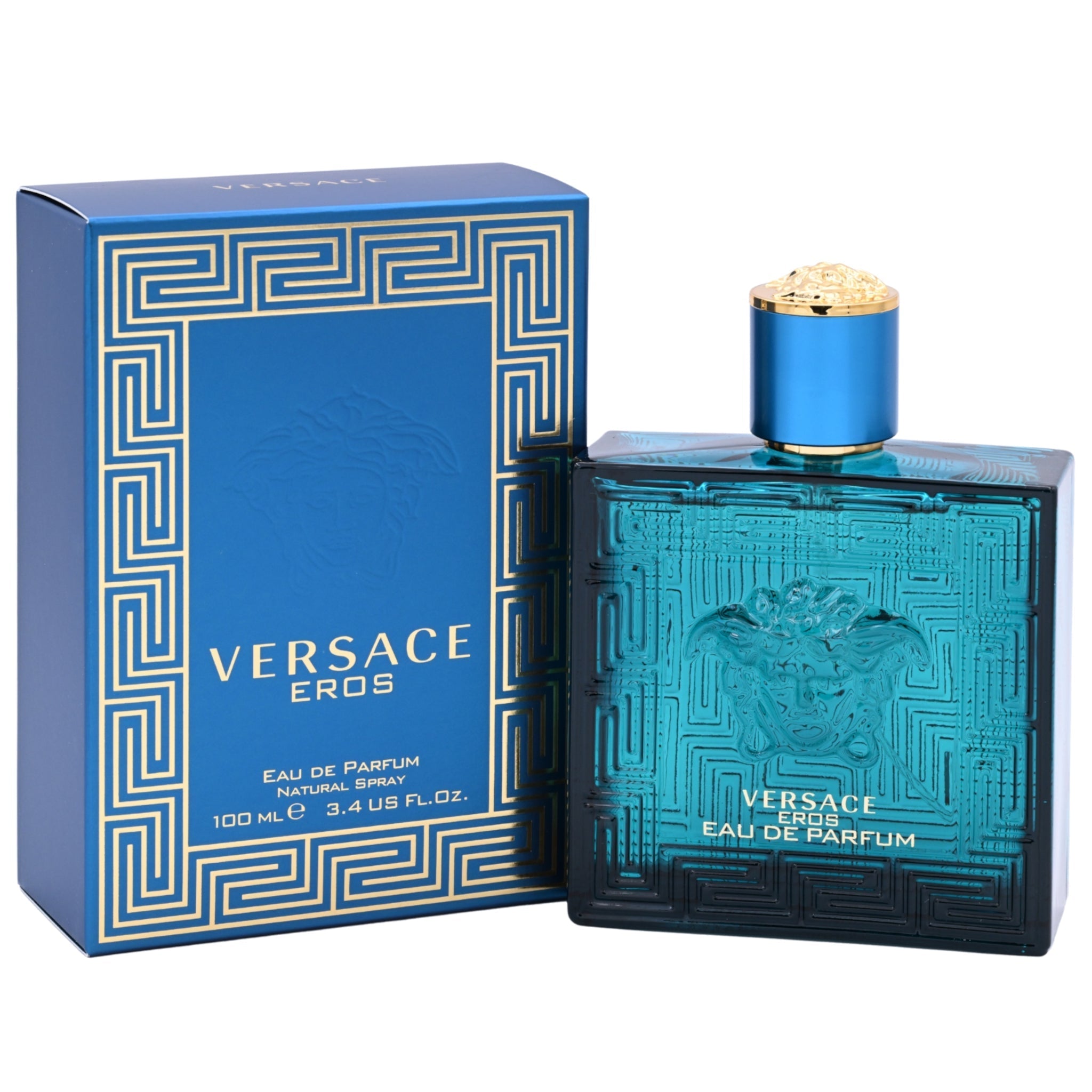 Versace Eros 3.4 oz EDP Men’s Cologne – Fresh Sweet Woody Designer Fragrance