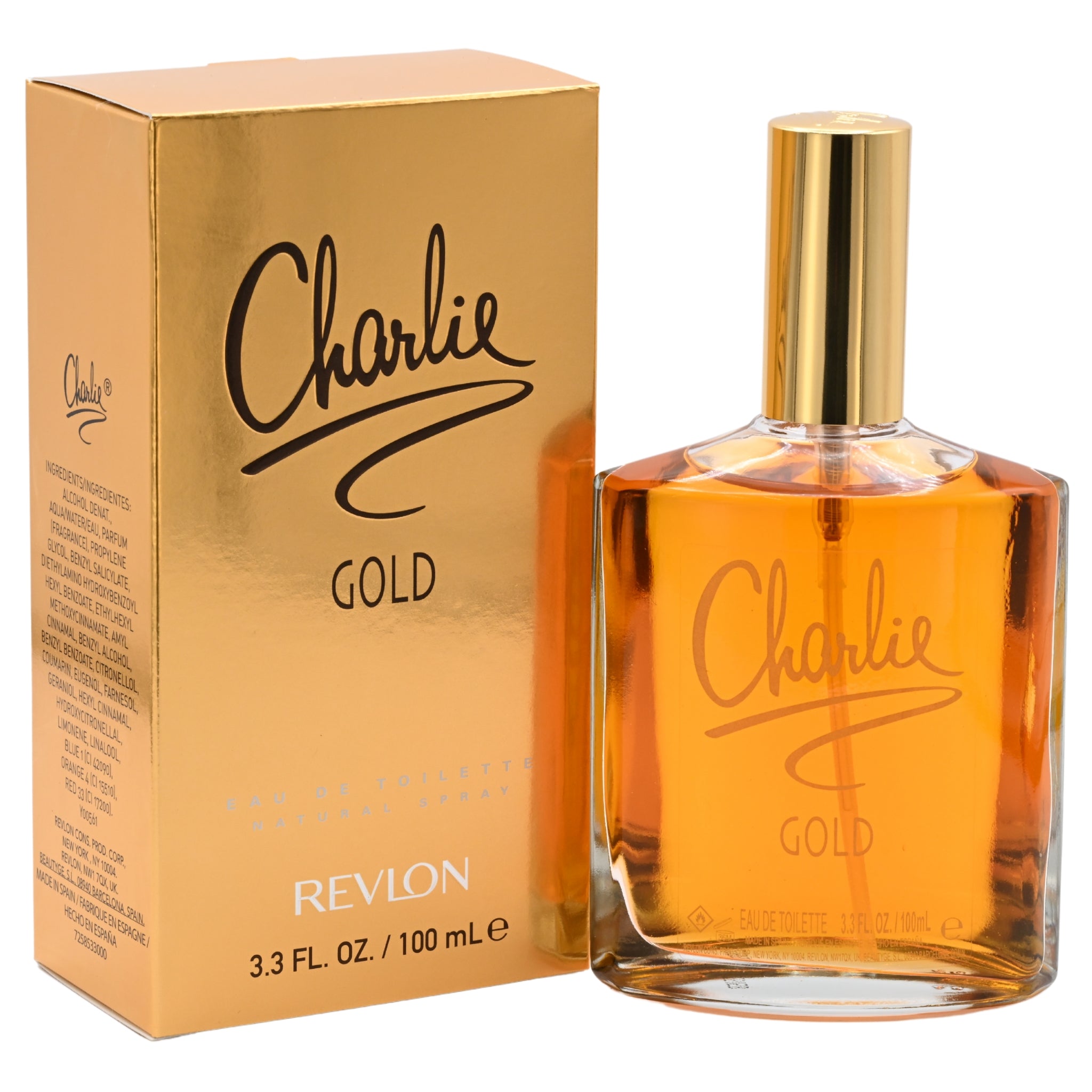Revlon Charlie Gold EDT 3.4 oz Women’s Perfume Spray