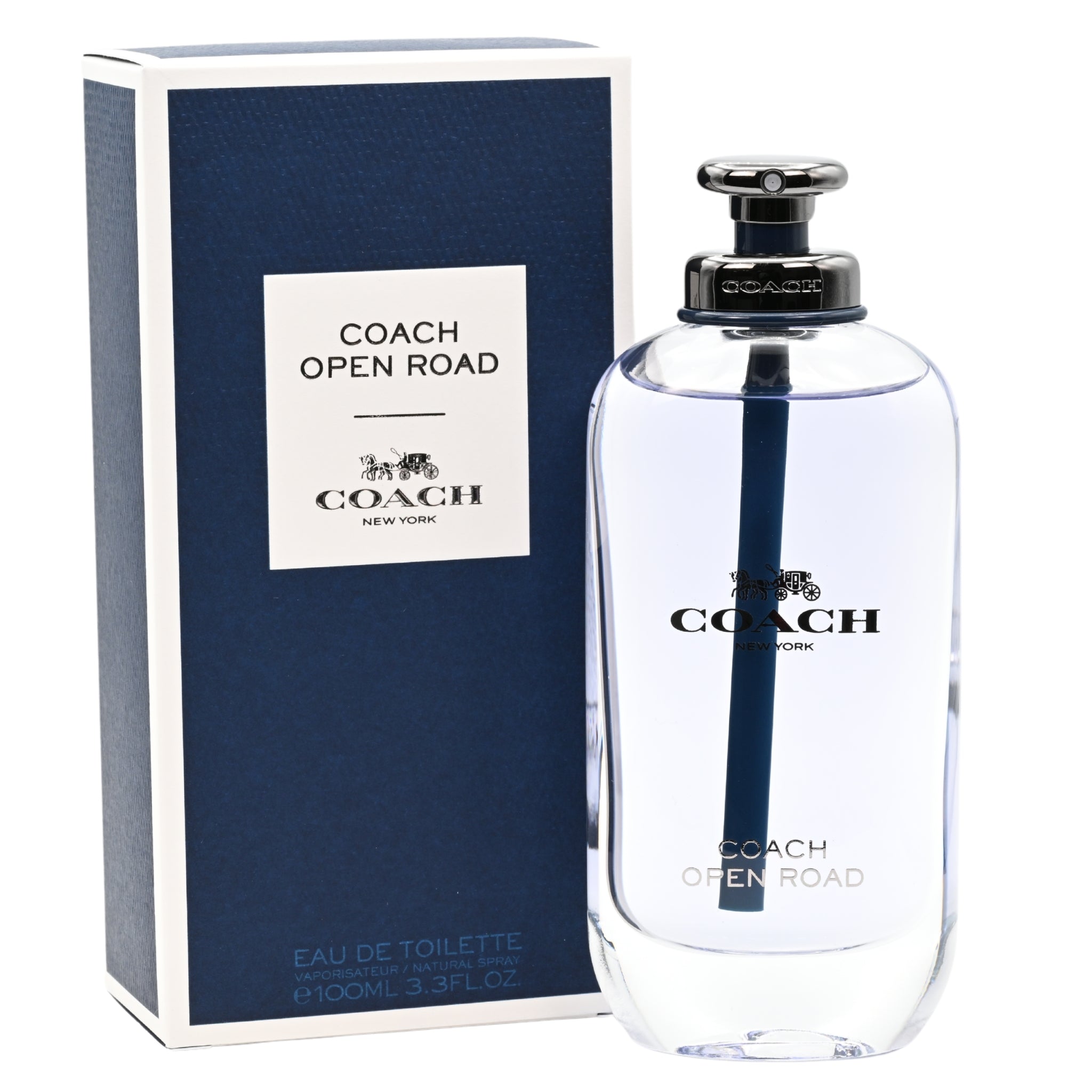 Coach Open Road Eau De Toilette Spray for Men 3.3 oz