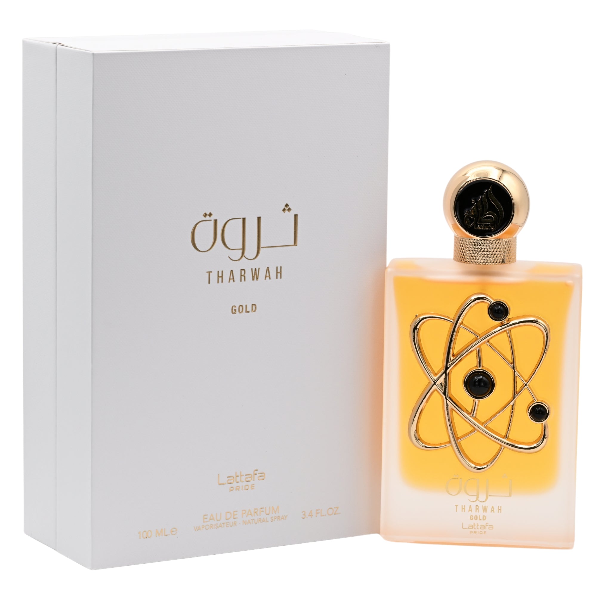 Lattafa Pride Tharwah Gold Unisex Eau De Parfum Spray 3.4 oz