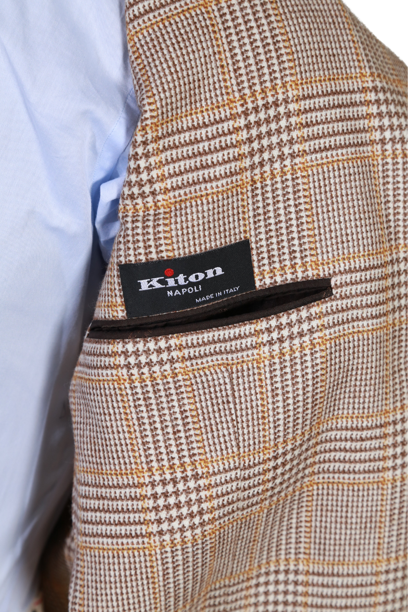Kiton Checked Cashmere Sport Jacket