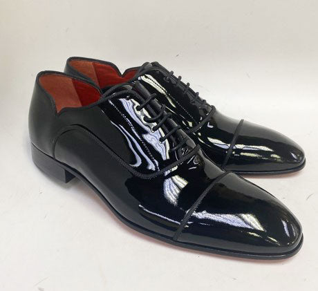 C Collection Patent Leather Oxford - Black