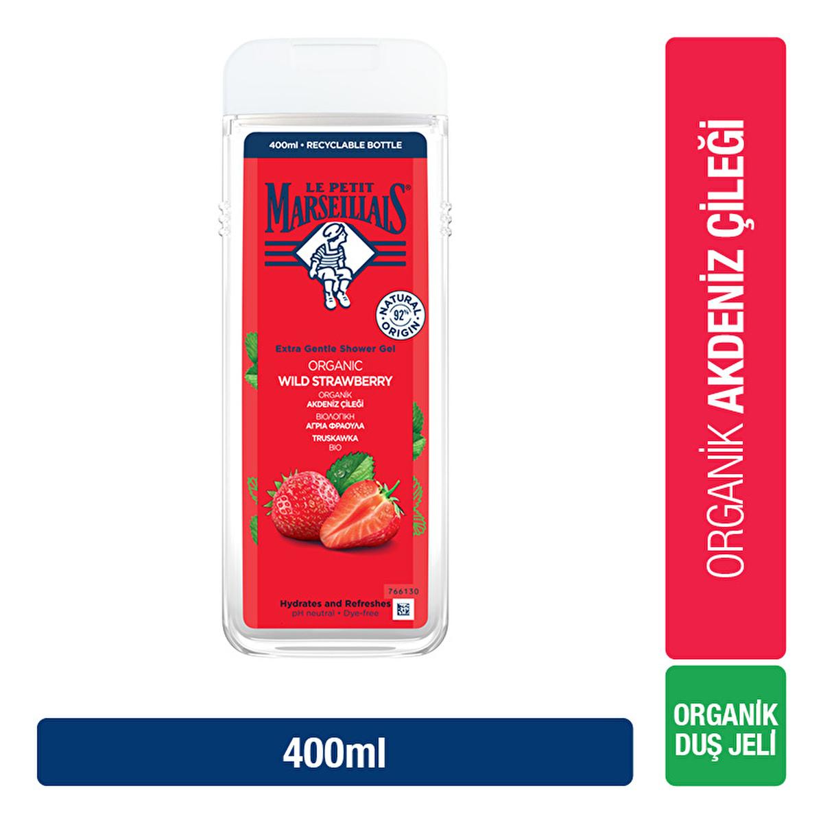 Le Petit Marseillais Strawberry Shower Gel: Gentle & Fragrant Body Wash for Refreshing Clean