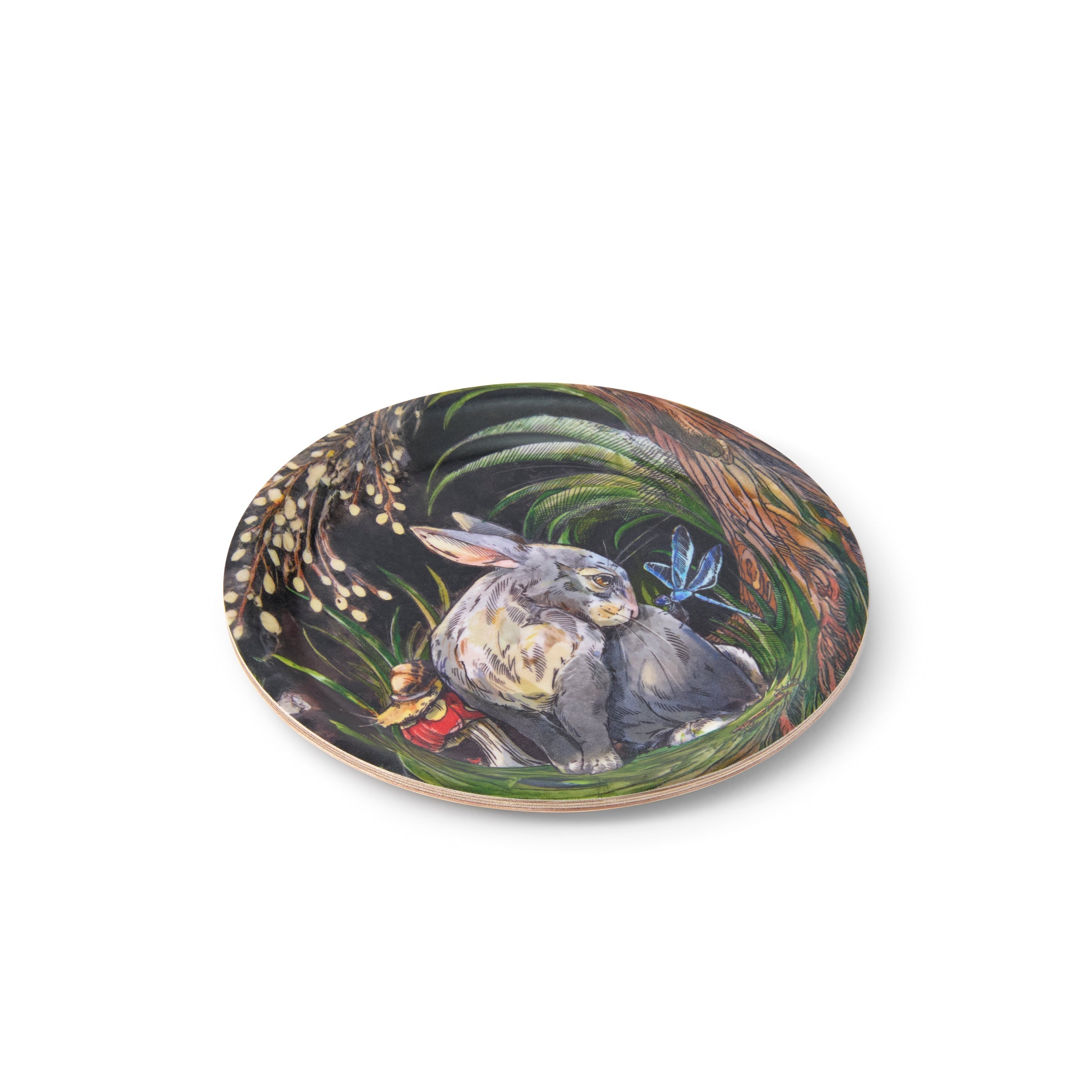 Curious Rabbit Birchwood Mini Trays Set of 2