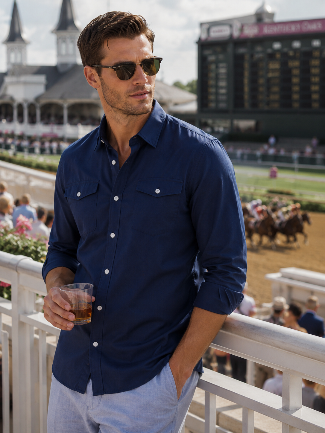 Buki’s Cinqo Western Tech Shirt 2-Pack - Navy/White - Men