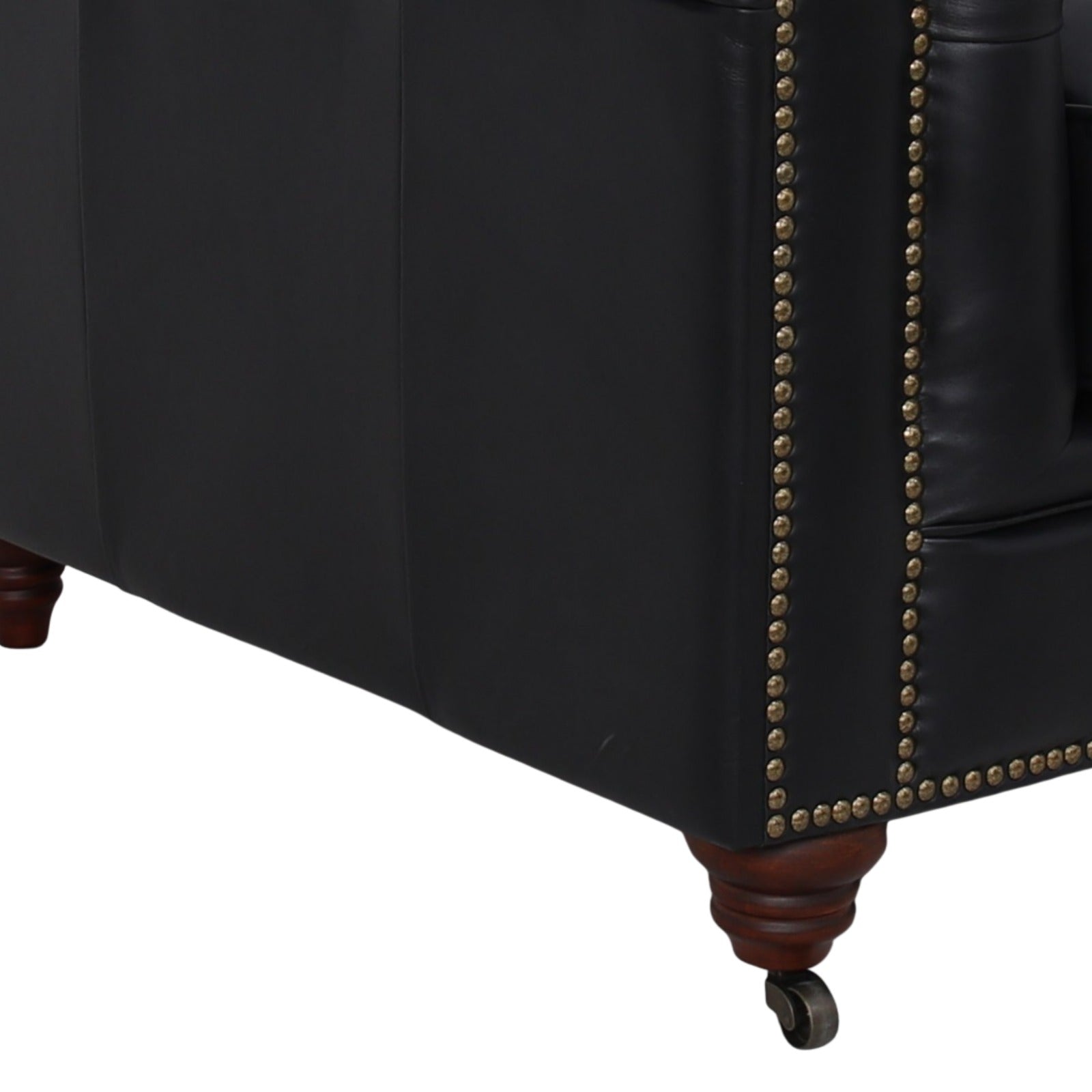 Belgravia Chesterfield Top Grain Tufted Leather Sofa – Classic Elegance in Premium Leather