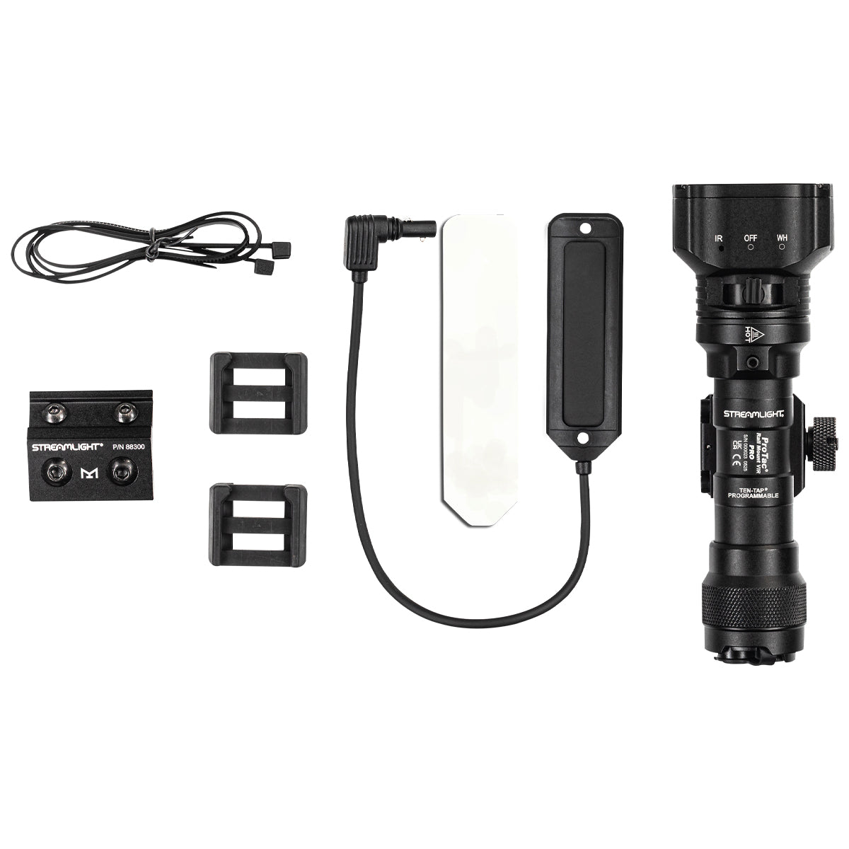 Streamlight ProTac VIR Pro - Multi-Fuel Light w/ 40,000 Candela & IR Illuminator - Night Vision Ready