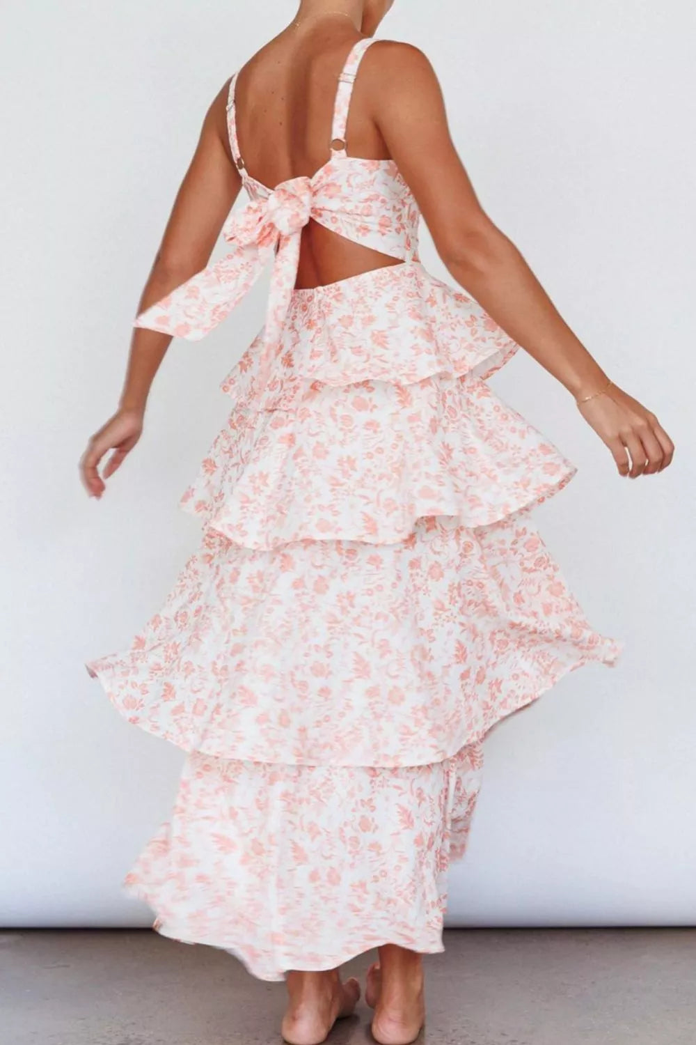 Floral Layered Maxi Dress