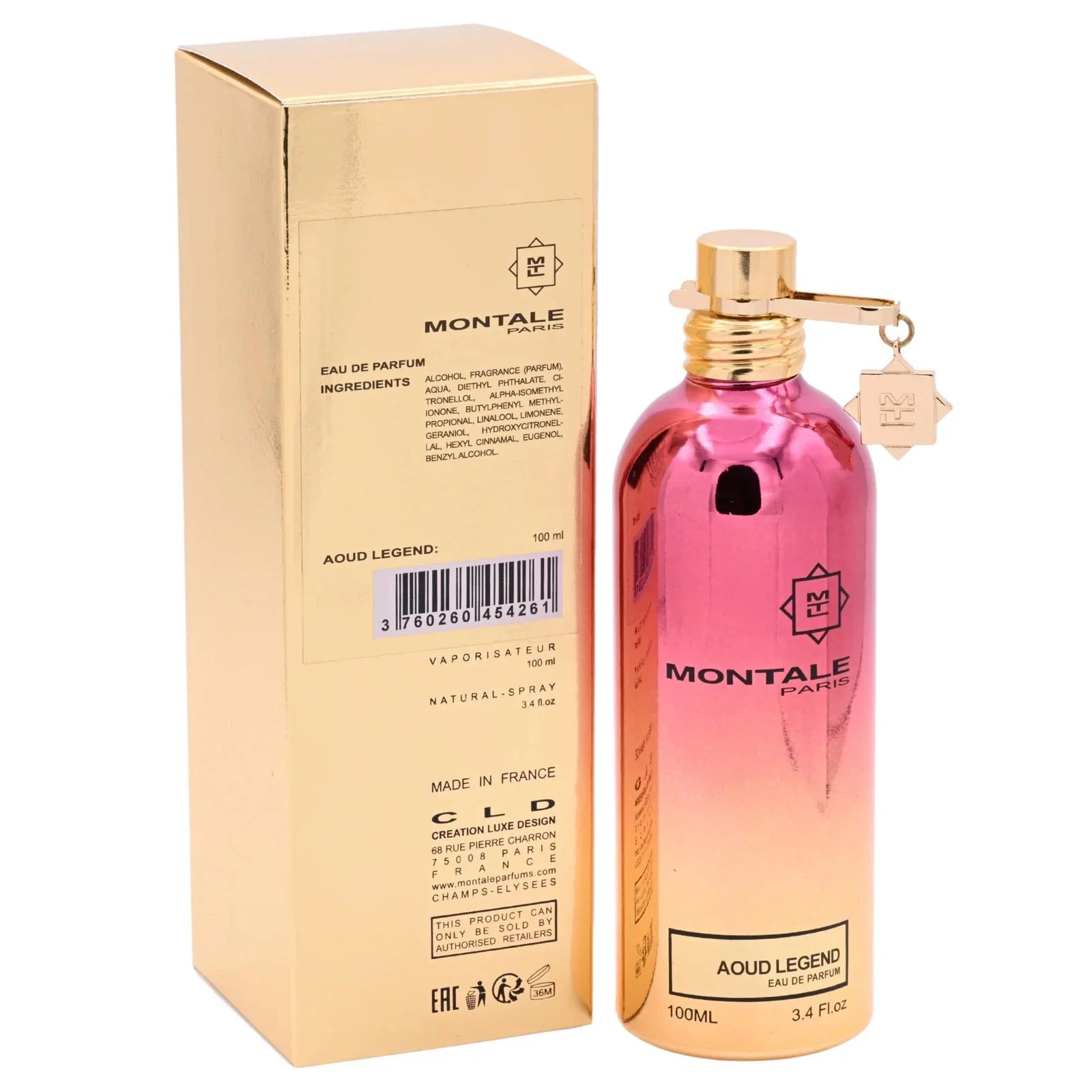 Aoud Legend by Montale for Unisex EDP 3.4 oz