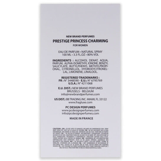 New Brand Prestige Princess Chaming for Women 3.3 oz EDP Spray