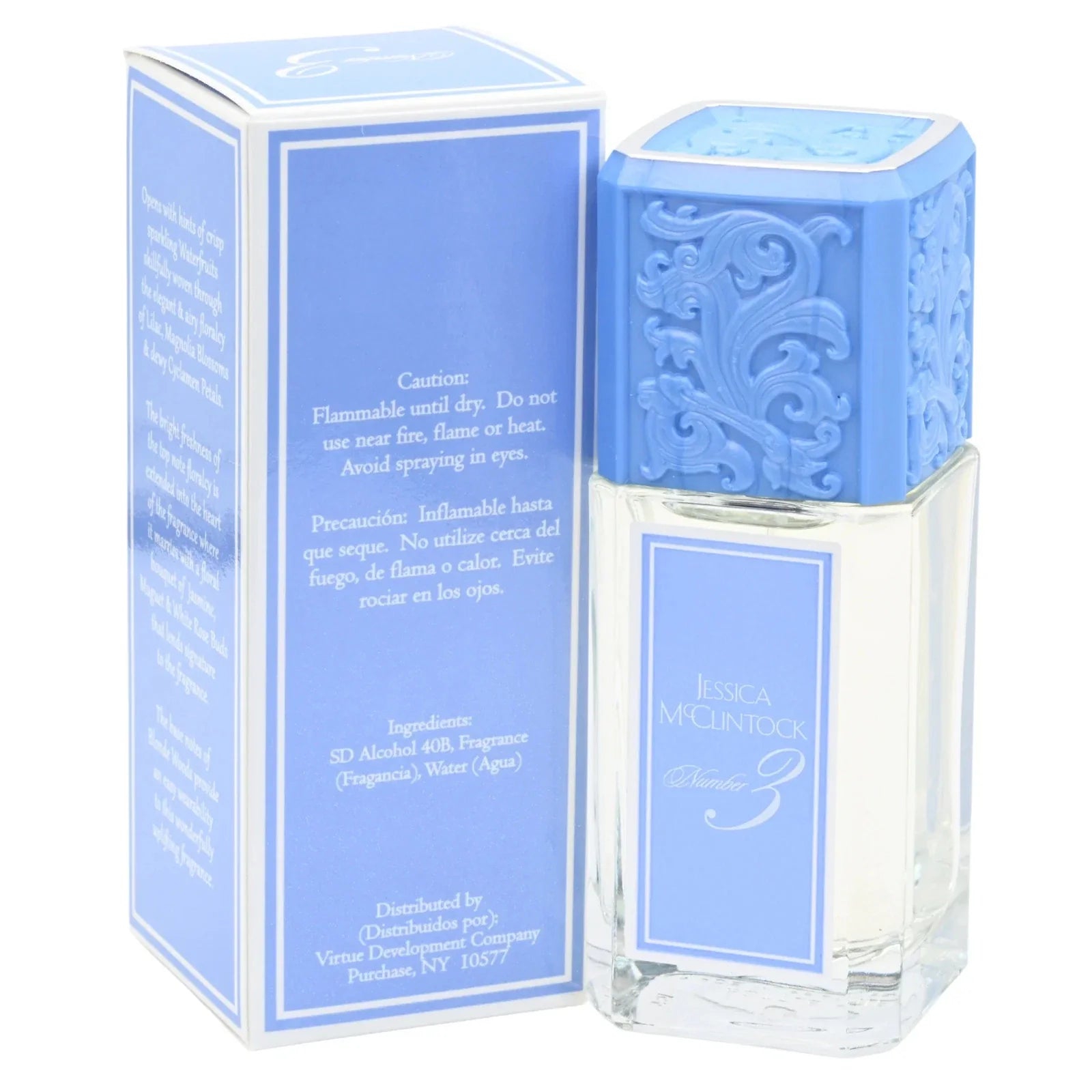 Jessica McClintock Number 3 Eau De Parfum Spray for Women 3.4 oz