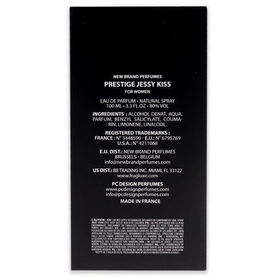 New Brand Jessy Kiss by for Women 3.3 oz EDP Spray