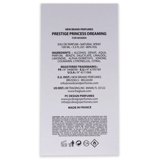New Brand Princess Dreaming for Women 3.3 oz EDP Spray