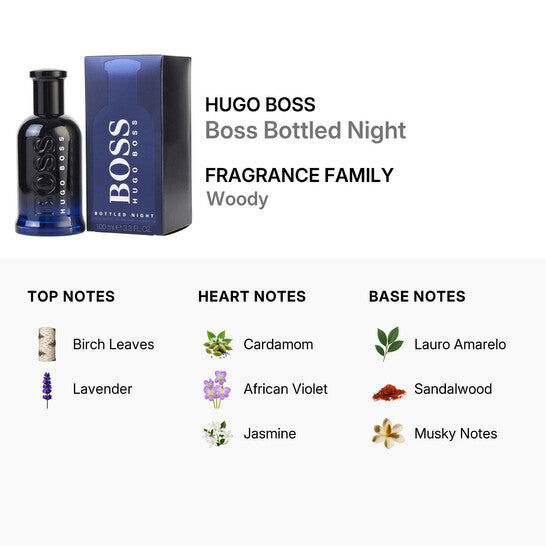Hugo Boss Boss Bottled Night EDT 3.3 oz Men’s Cologne