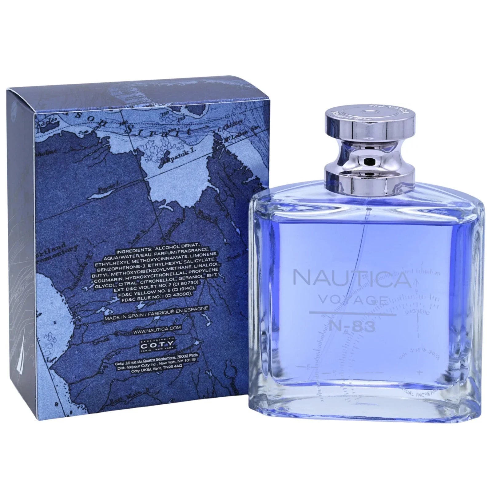 Nautica Voyage N-83 Eau De Toilette Spray for Men 3.4 oz