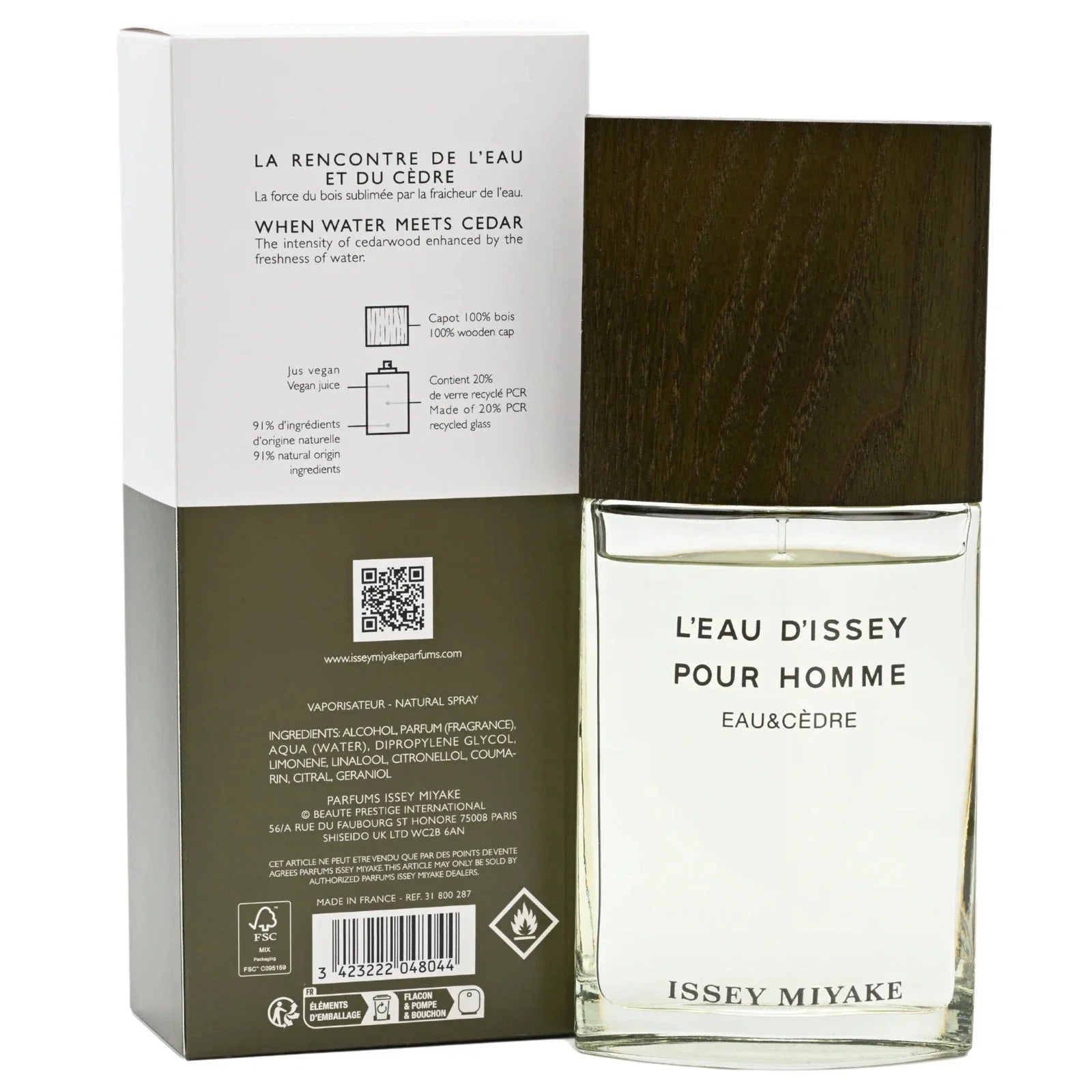 Issey Miyake's L'eau D'issey Eau & Cedre EDT Intense for Men 3.3 oz