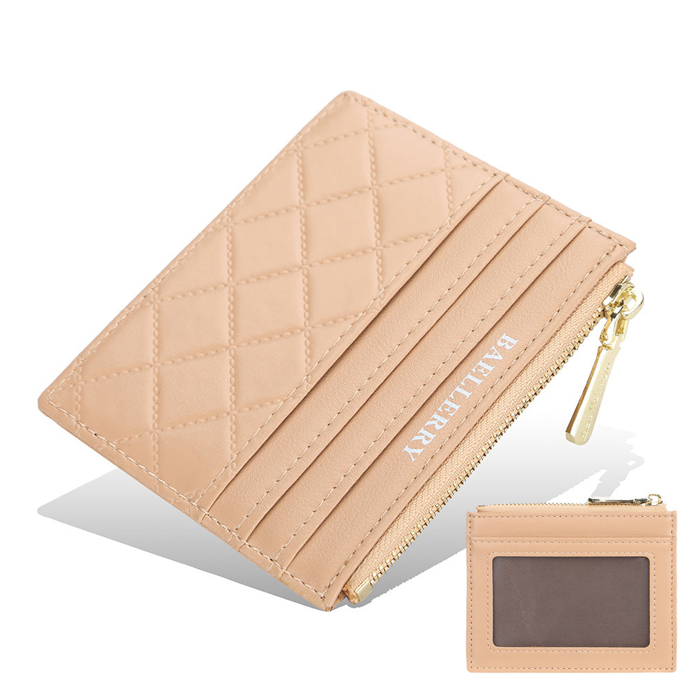 Womens Drivers License Card Holder Slim Zippered ID Case