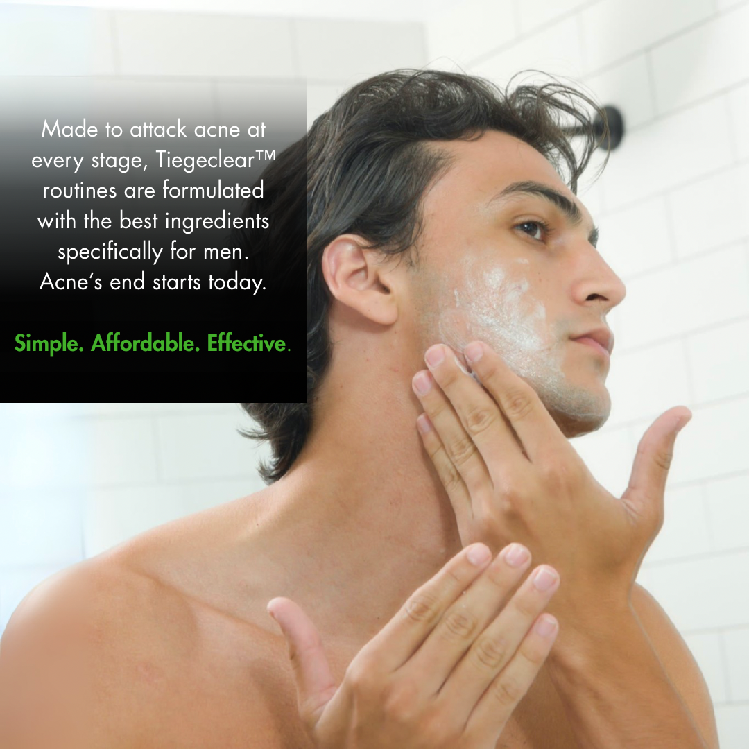 The TiegeClear® ACNE Essentials Routine for Men