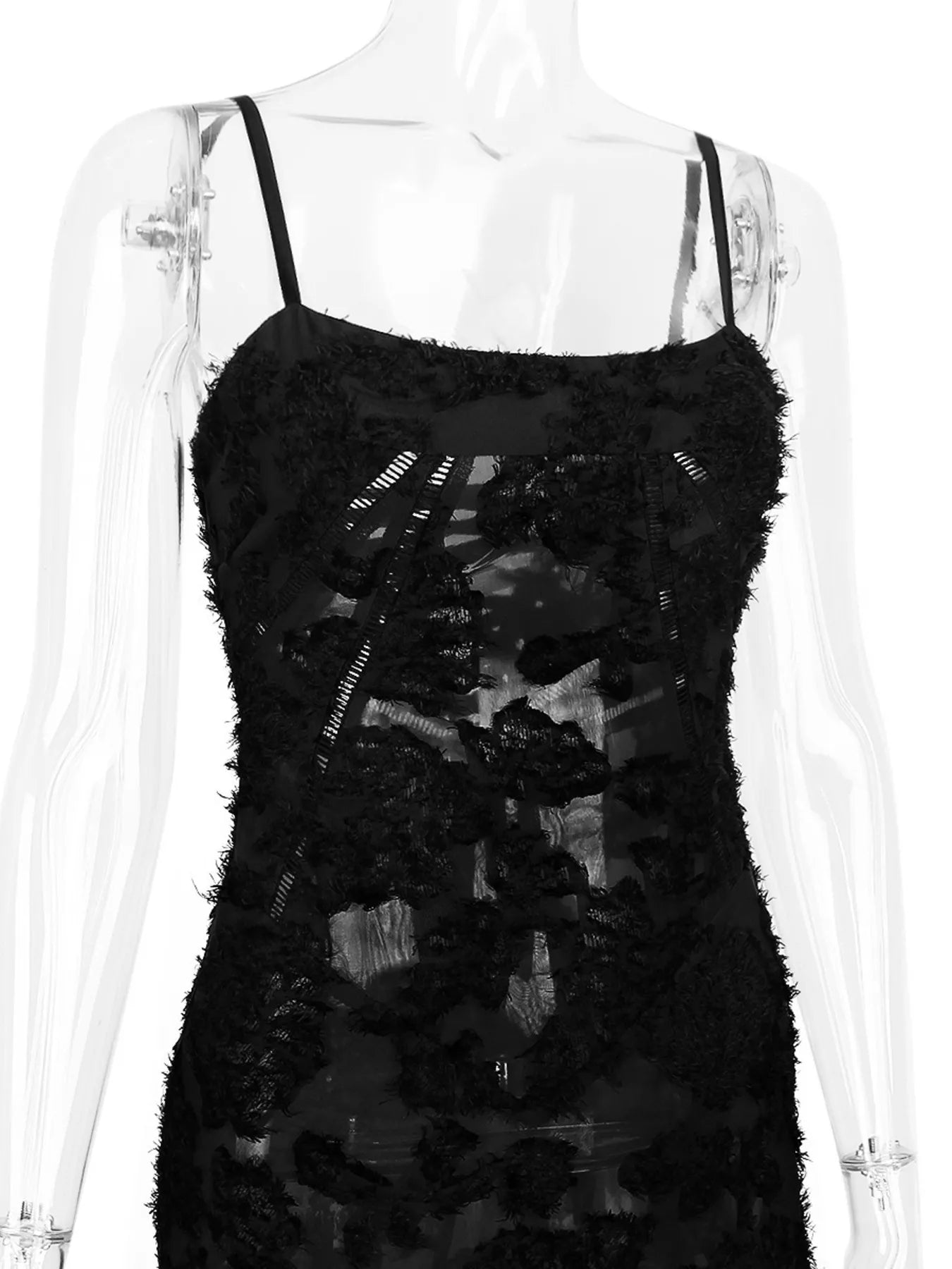 Lace Spaghetti Strap Maxi Dress