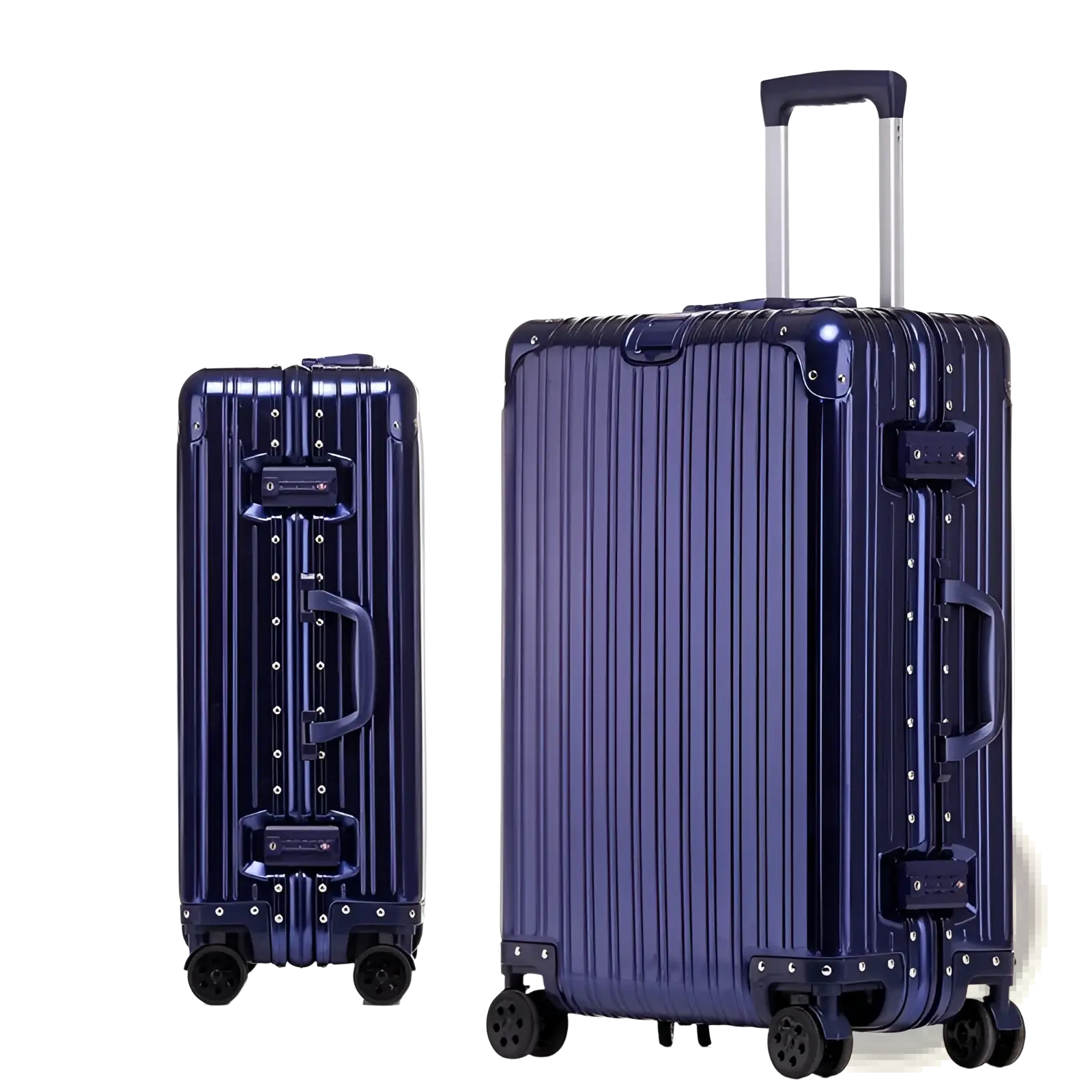 Aluminum Magnesium Luggage Hardshell Spinner Suitcase