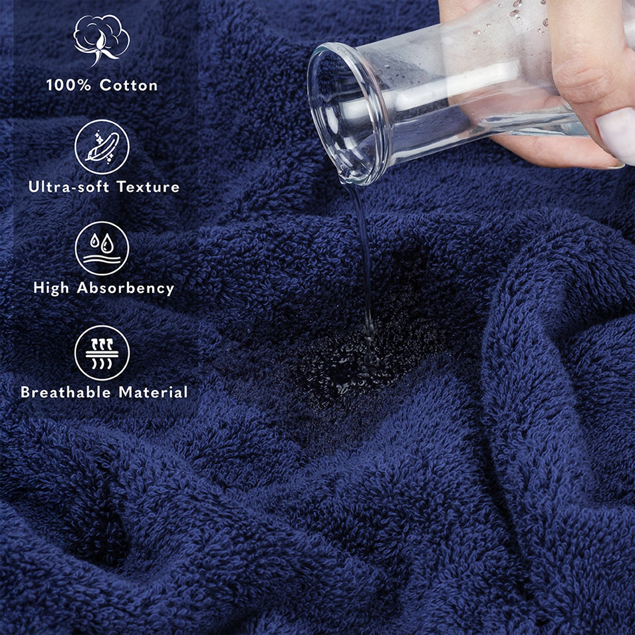 40x80 Inch Premium Bath Sheet OVERSIZED 100% Ring Spun Cotton, Luxury, Maximum Softness, Extra Large Bath Towel