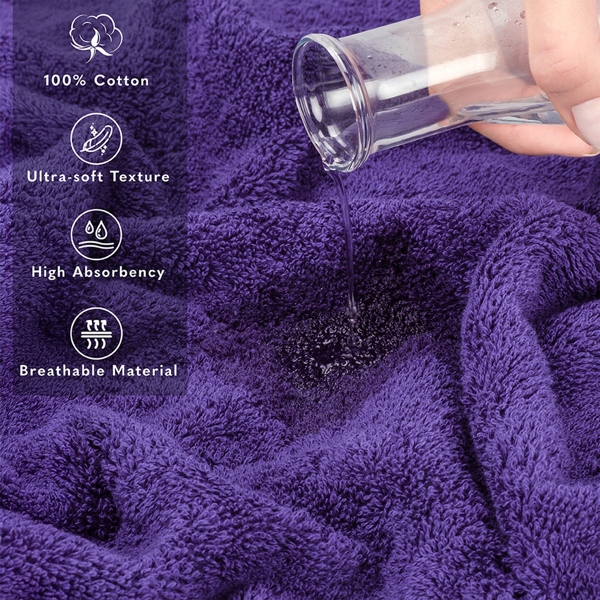 40x80 Inch Premium Bath Sheet OVERSIZED 100% Ring Spun Cotton, Luxury, Maximum Softness, Extra Large Bath Towel