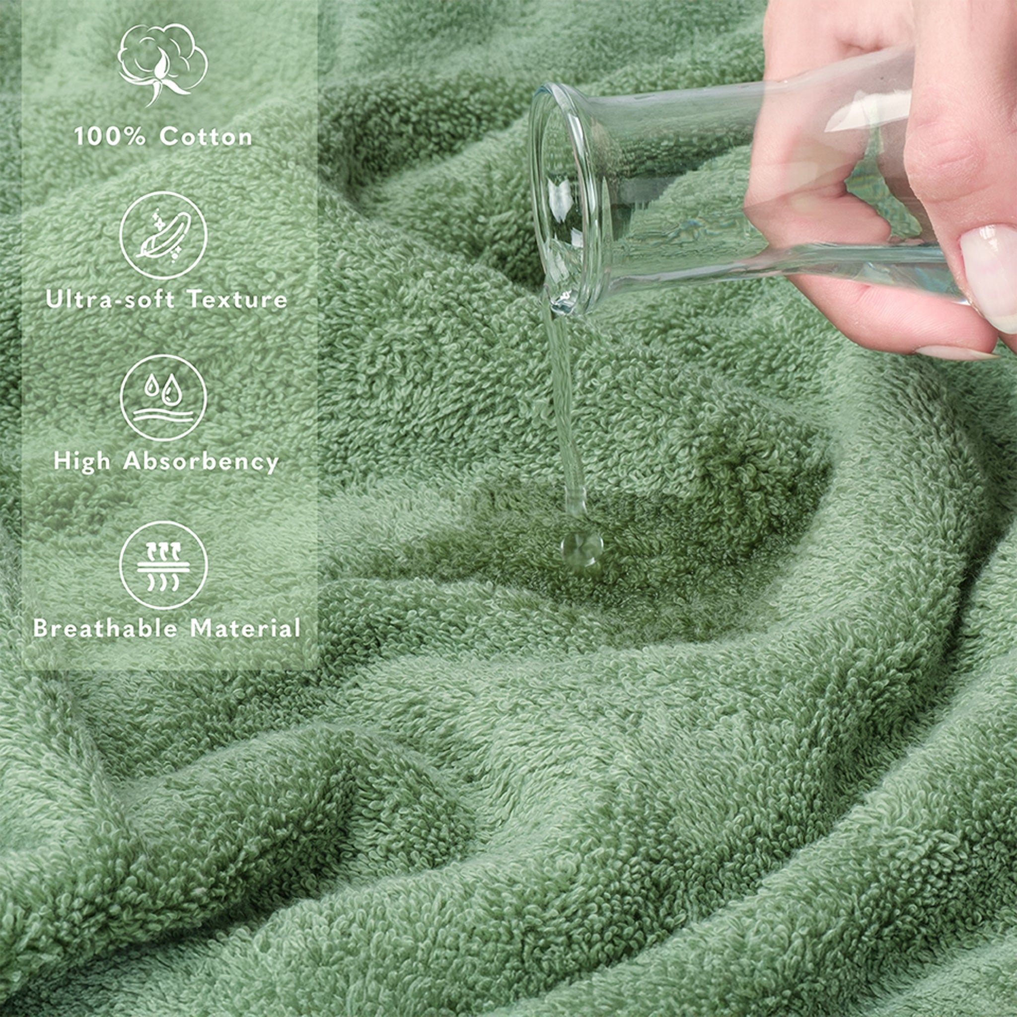 40x80 Inch Premium Bath Sheet OVERSIZED 100% Ring Spun Cotton, Luxury, Maximum Softness, Extra Large Bath Towel