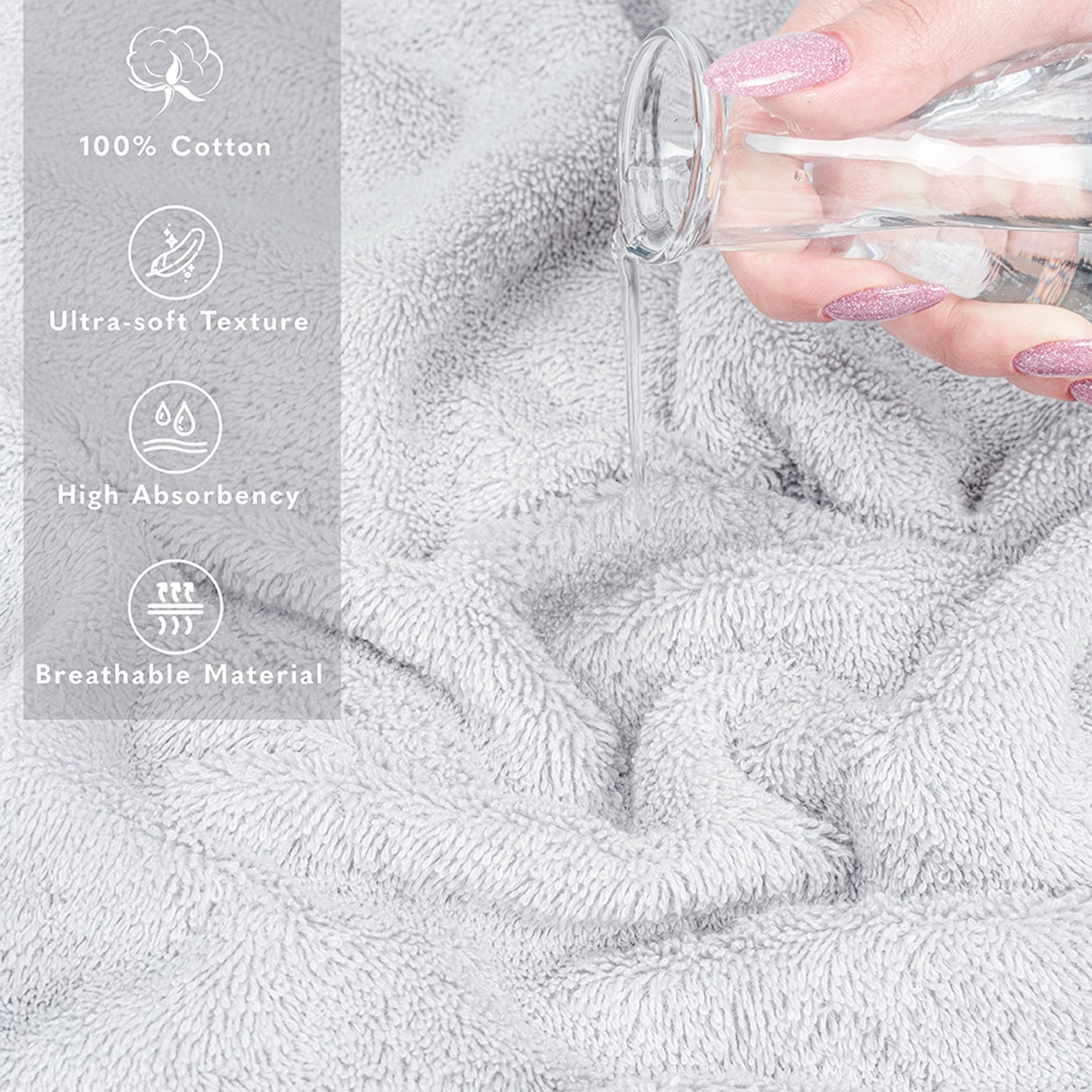 40x80 Inch Premium Bath Sheet OVERSIZED 100% Ring Spun Cotton, Luxury, Maximum Softness, Extra Large Bath Towel