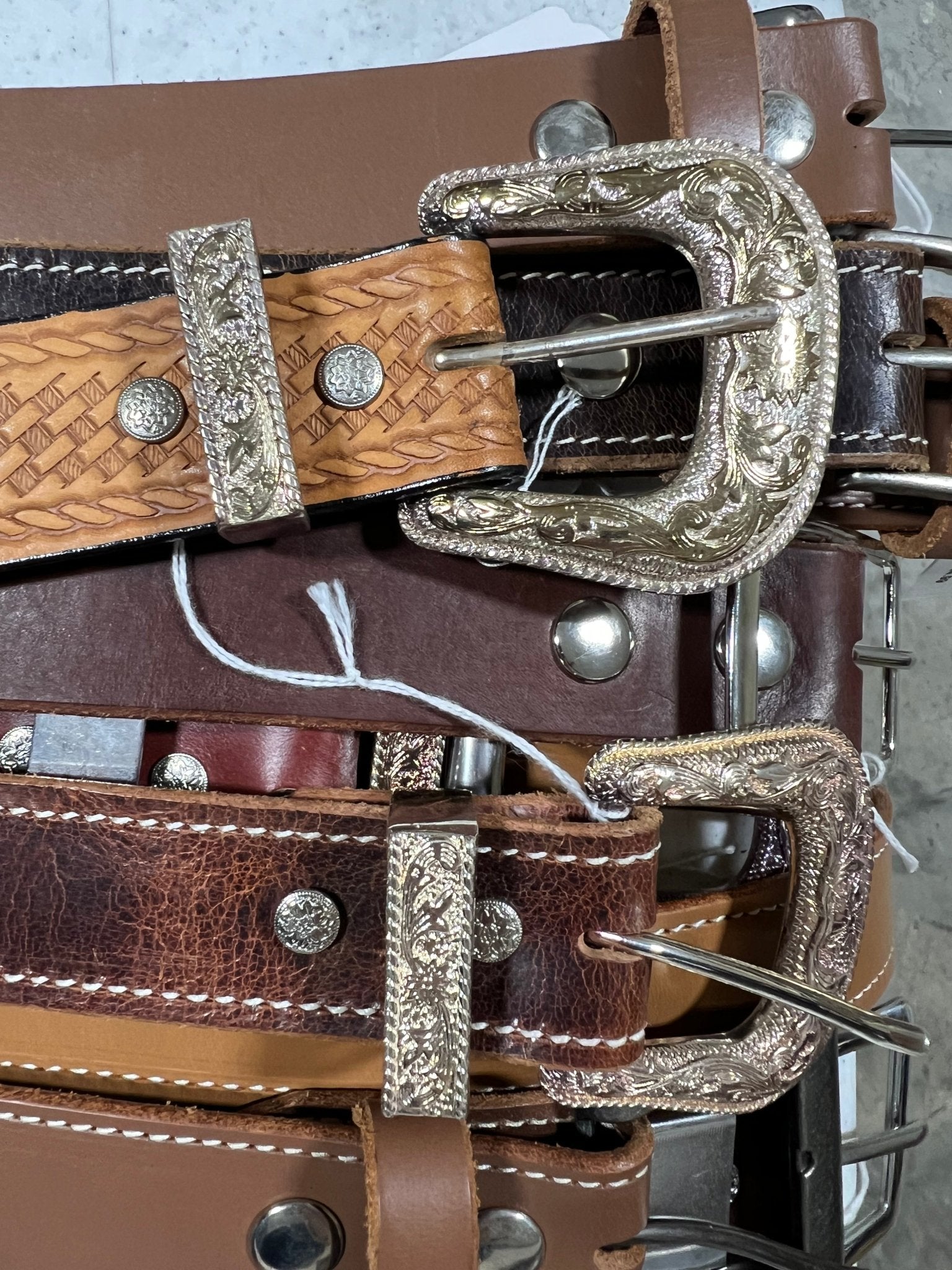 Amish Handmade 100% Genuine Leather Men's Belts - Overture Gifts