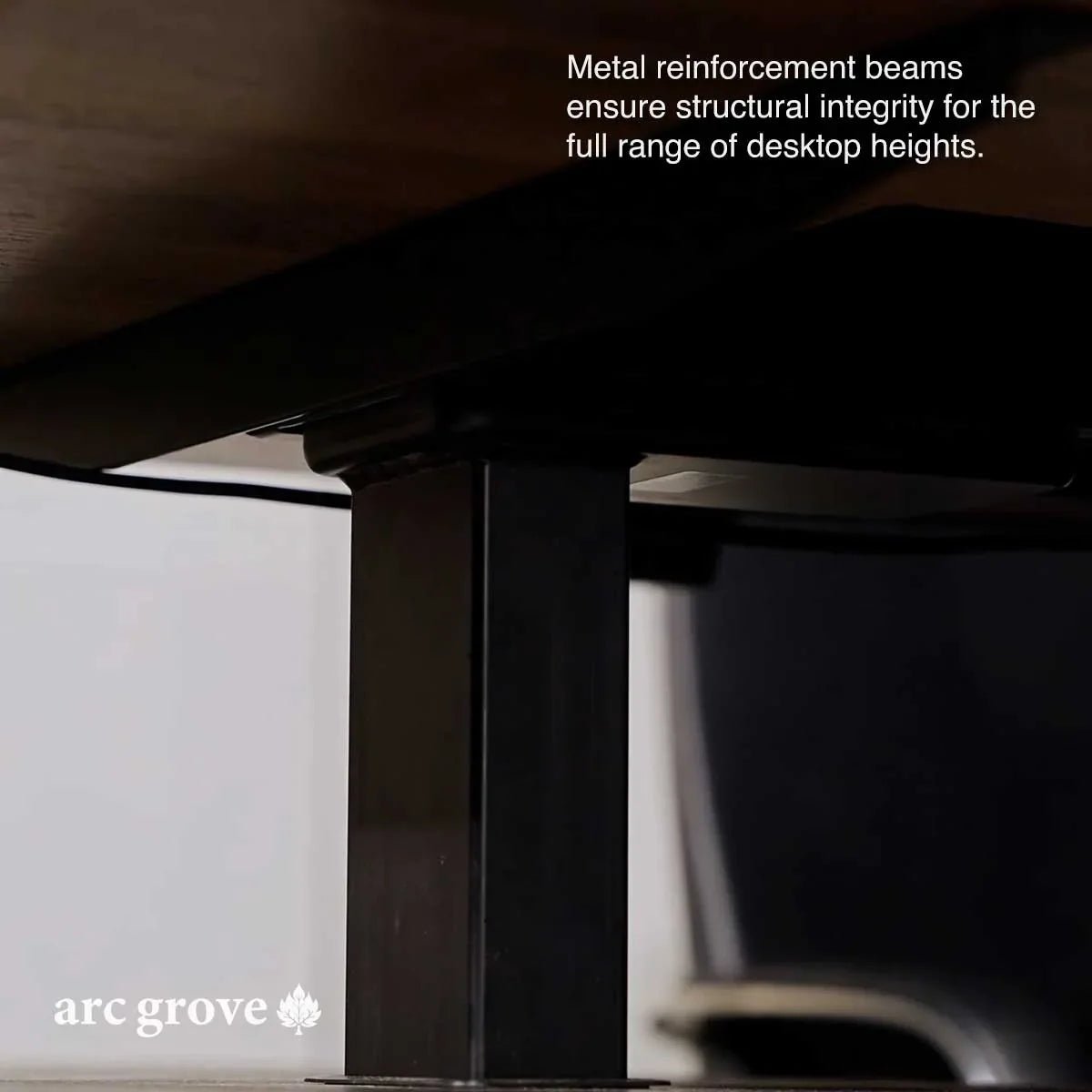 Anderson · L-Shaped Executive Standing Desk, Adjustable Height - Overture Gifts