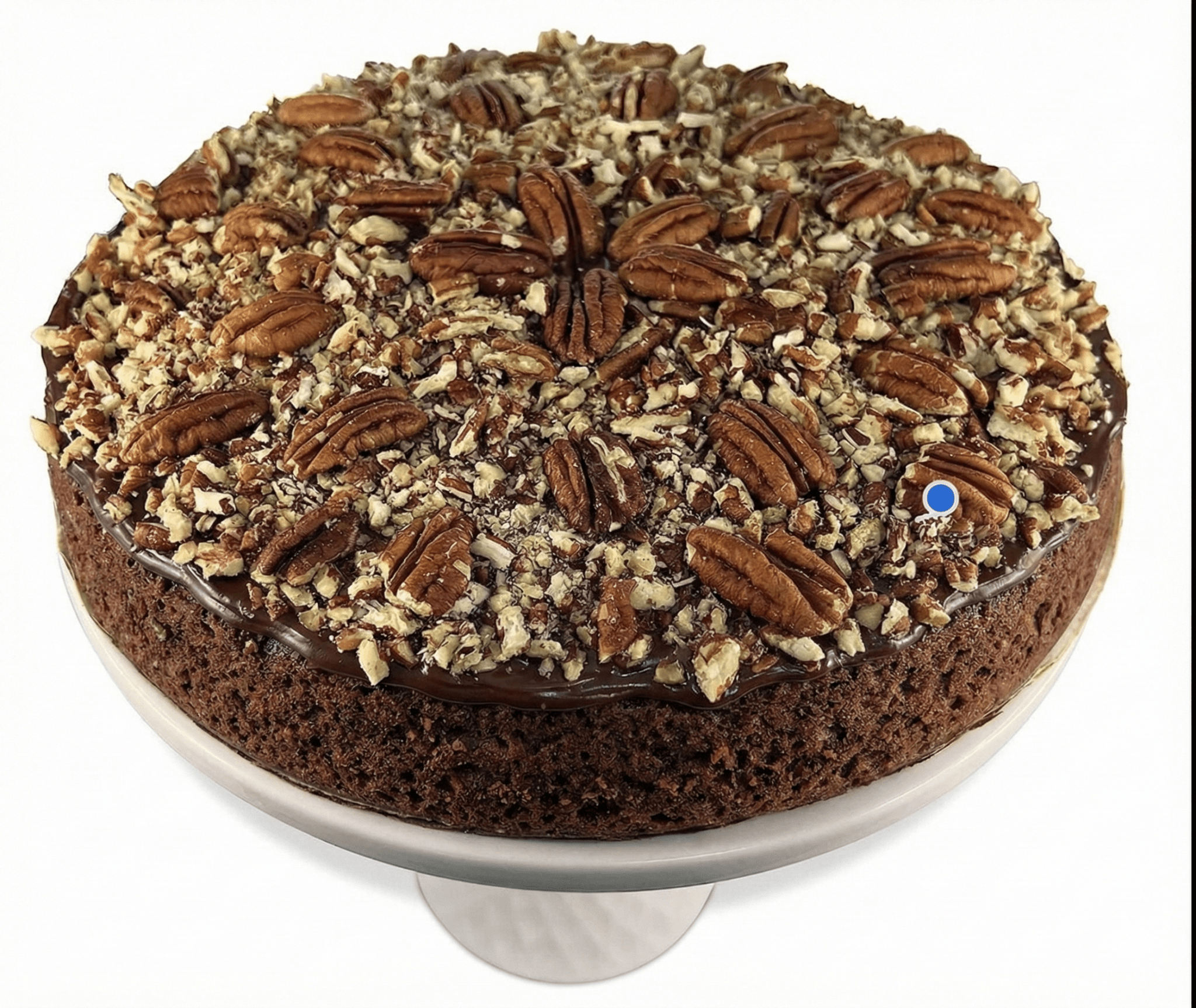 Andy Anand Caramel Pecan Cake, 9-Inch, 2.8 lb – Hand-Baked, Toasted Pecans, Caramel Drizzle, No Preservatives, Birthday & Holiday Gift - Overture Gifts