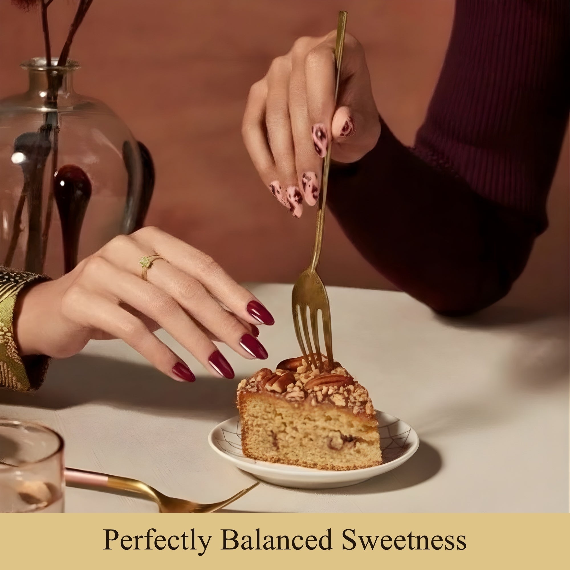 Andy Anand Caramel Pecan Cake, 9-Inch, 2.8 lb – Hand-Baked, Toasted Pecans, Caramel Drizzle, No Preservatives, Birthday & Holiday Gift - Overture Gifts
