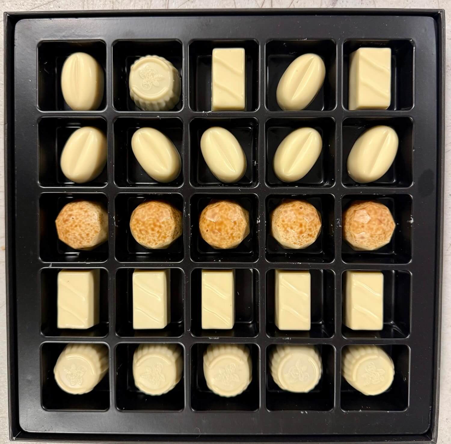 Andy Anand Sugar-Free Belgian White Chocolate Truffles & Pralines, 25 pc, 10.5 oz – Stevia Sweetened, Keto & Diabetic-Friendly Gift Box - Overture Gifts