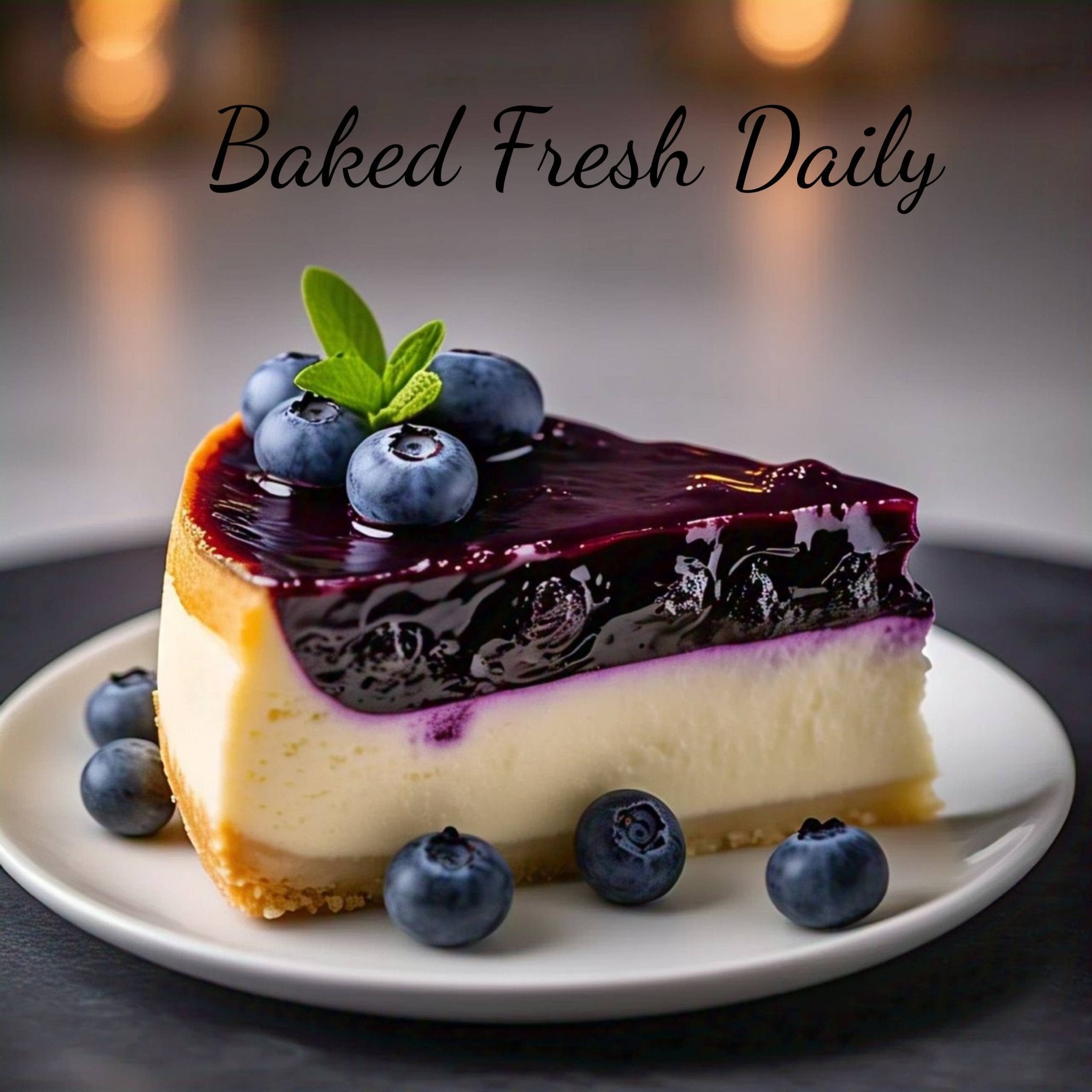 Andy Anand Sugar-Free Blueberry Cake, 9-Inch, 2.8 lb – Handcrafted, Moist & Delicious, Diabetic-Friendly, No Preservatives, Birthday Gift - Overture Gifts