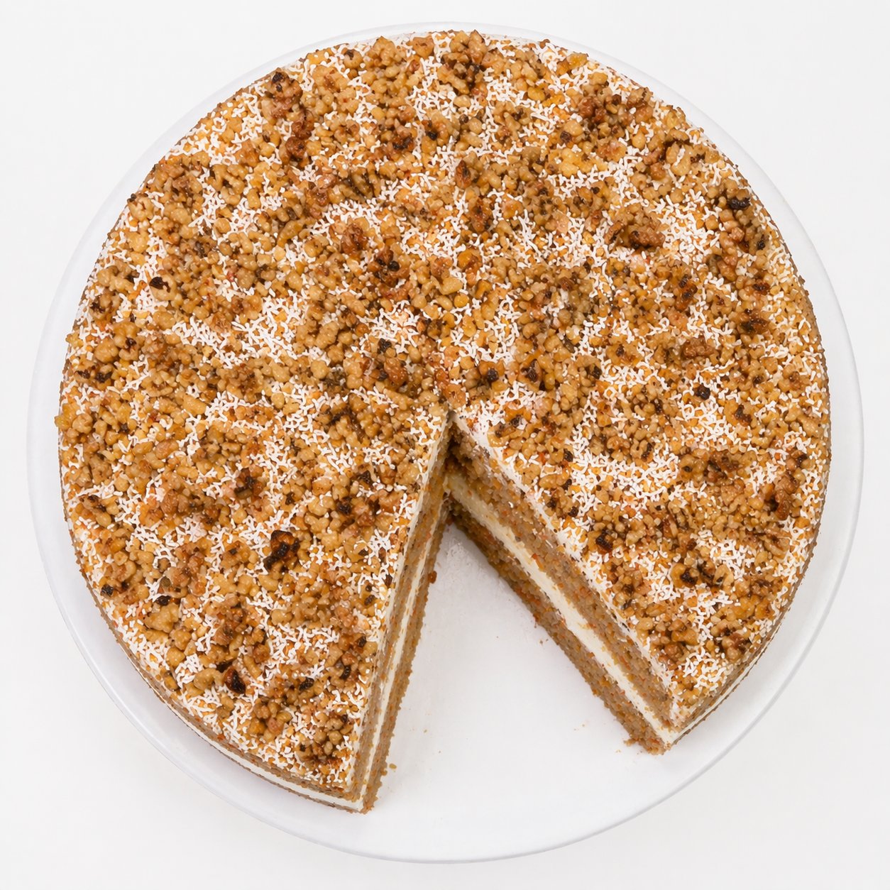 Andy Anand Sugar-Free Carrot Cake, 9-Inch, 3.2 lb – Moist & Flavorful, Diabetic-Friendly, All-Natural, No Preservatives, Birthday Gift Box - Overture Gifts