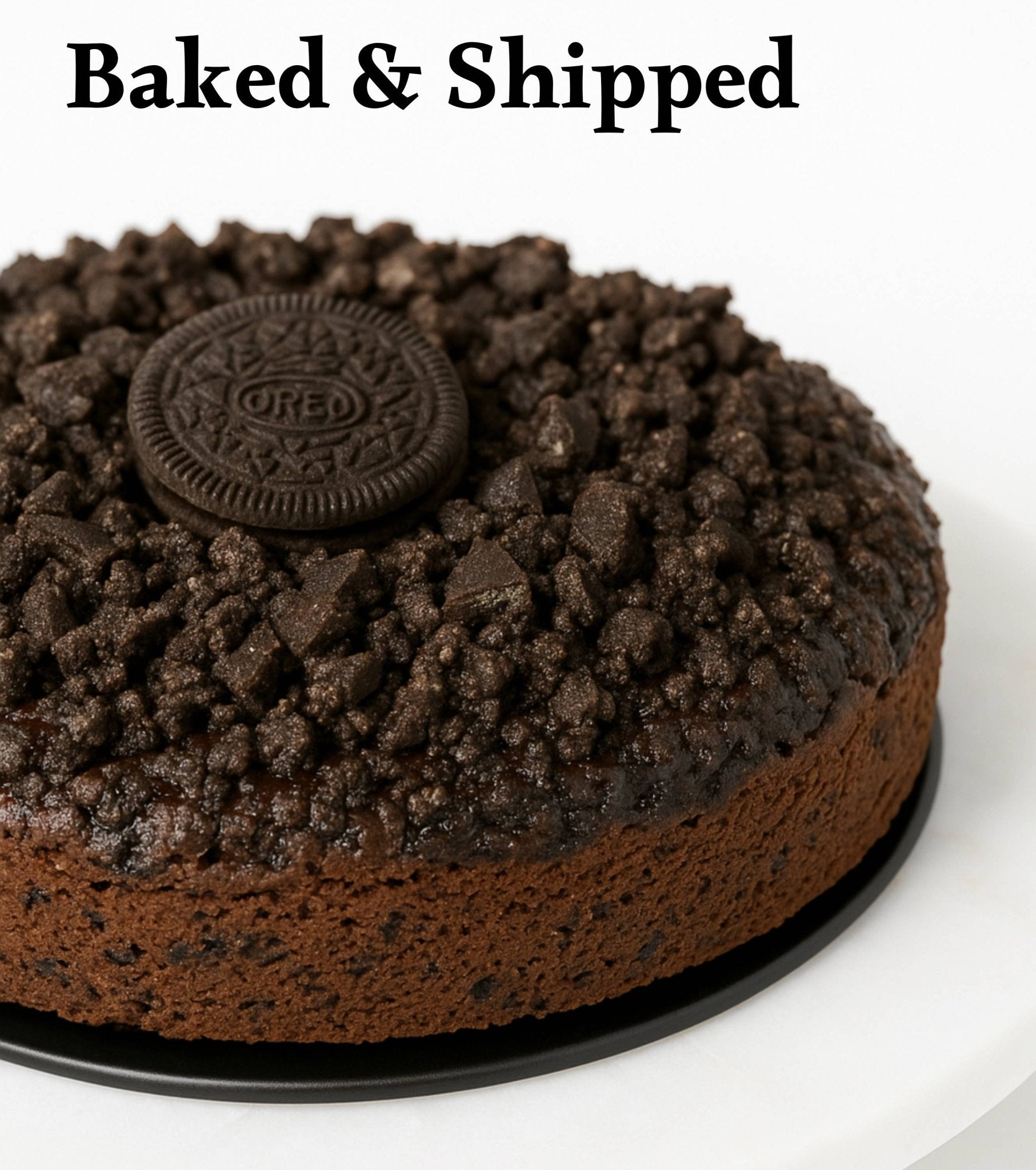 Andy Anand Sugar-Free Cookies & Cream Cake, 9-Inch, 2 lb – Award-Winning, All-Natural, Handcrafted, Diabetic-Friendly Birthday Gift Box - Overture Gifts