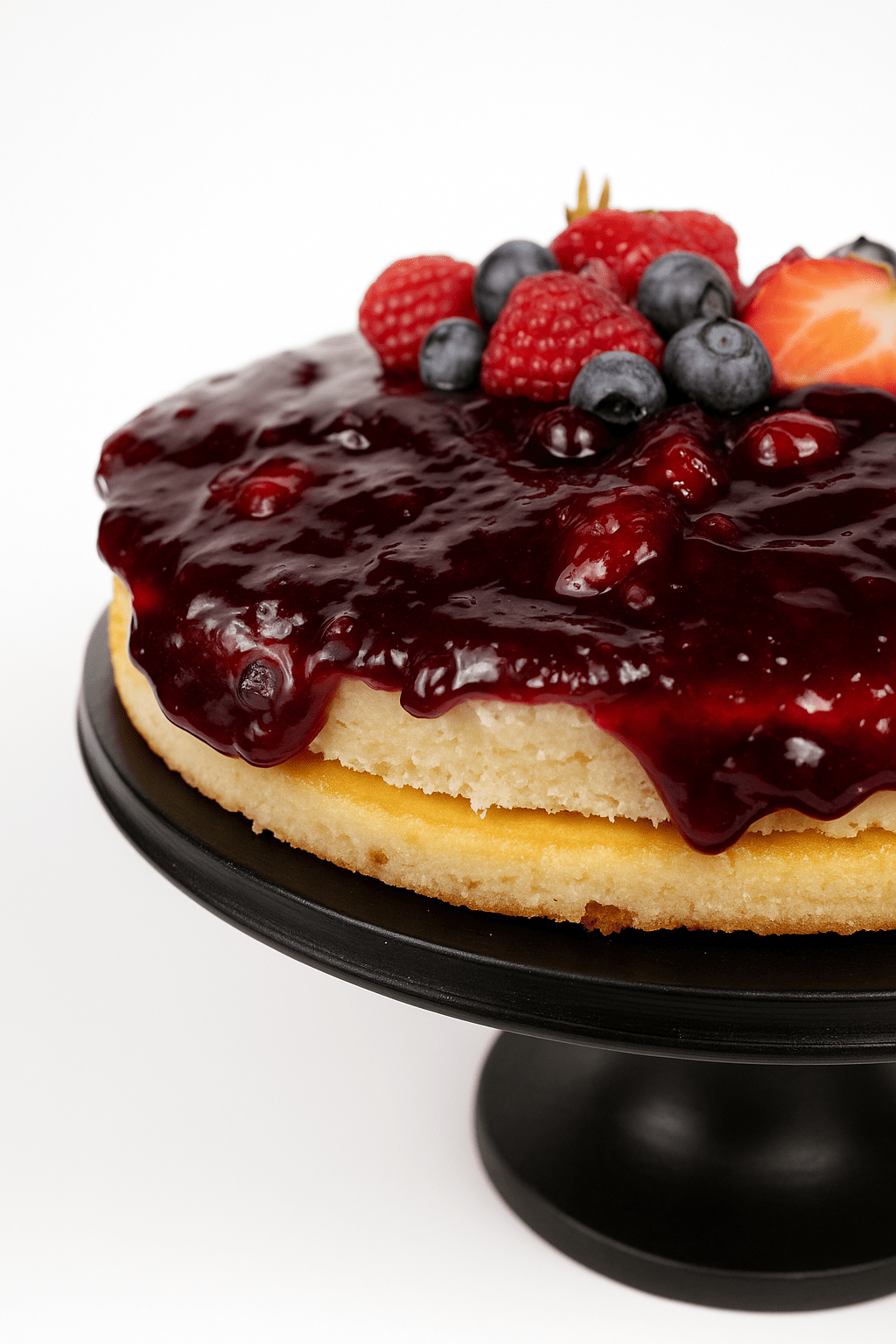 Andy Anand Sugar-Free Gluten-Free Wildberry Cake, 2.5 lb – Keto & Diabetic-Friendly, Mixed Berries, No Preservatives, Birthday Gift Box - Overture Gifts