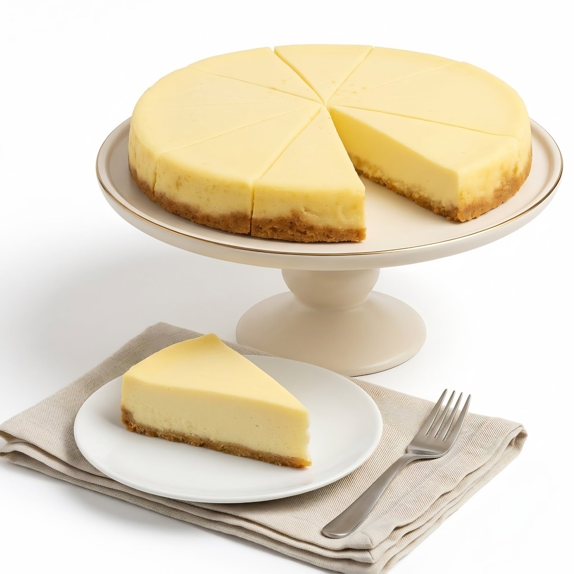 Andy Anand Sugar-Free New York Cheesecake, 9-Inch, 2 lb – Diabetic-Friendly, Low-Carb, No Preservatives, Real California Cream Cheese Gift - Overture Gifts
