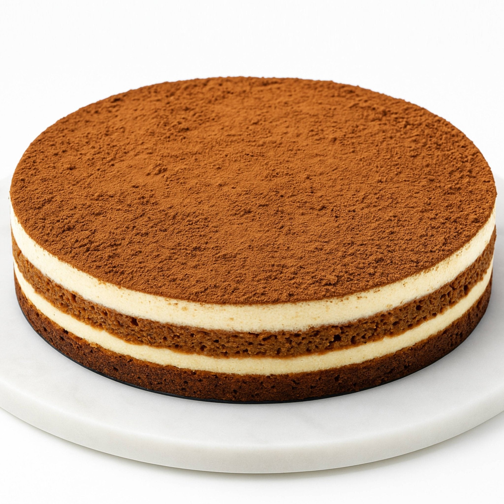 Andy Anand Sugar-Free Tiramisu Mousse Chiffon Cake, 2.2 lb – Coffee Sponge, Mascarpone Mousse, Keto & Diabetic-Friendly Birthday Gift Box - Overture Gifts