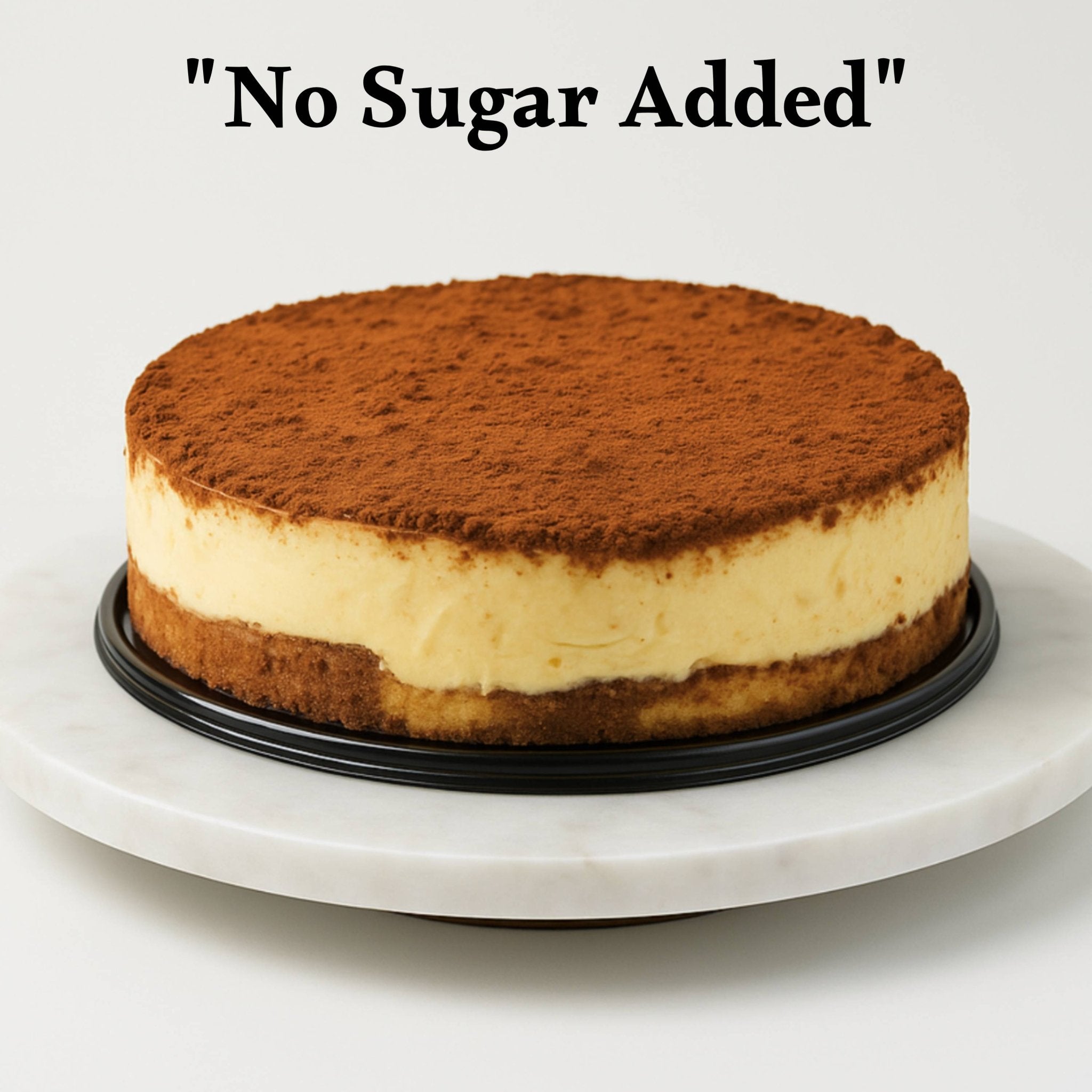 Andy Anand Sugar-Free Tiramisu Mousse Chiffon Cake, 2.2 lb – Coffee Sponge, Mascarpone Mousse, Keto & Diabetic-Friendly Birthday Gift Box - Overture Gifts