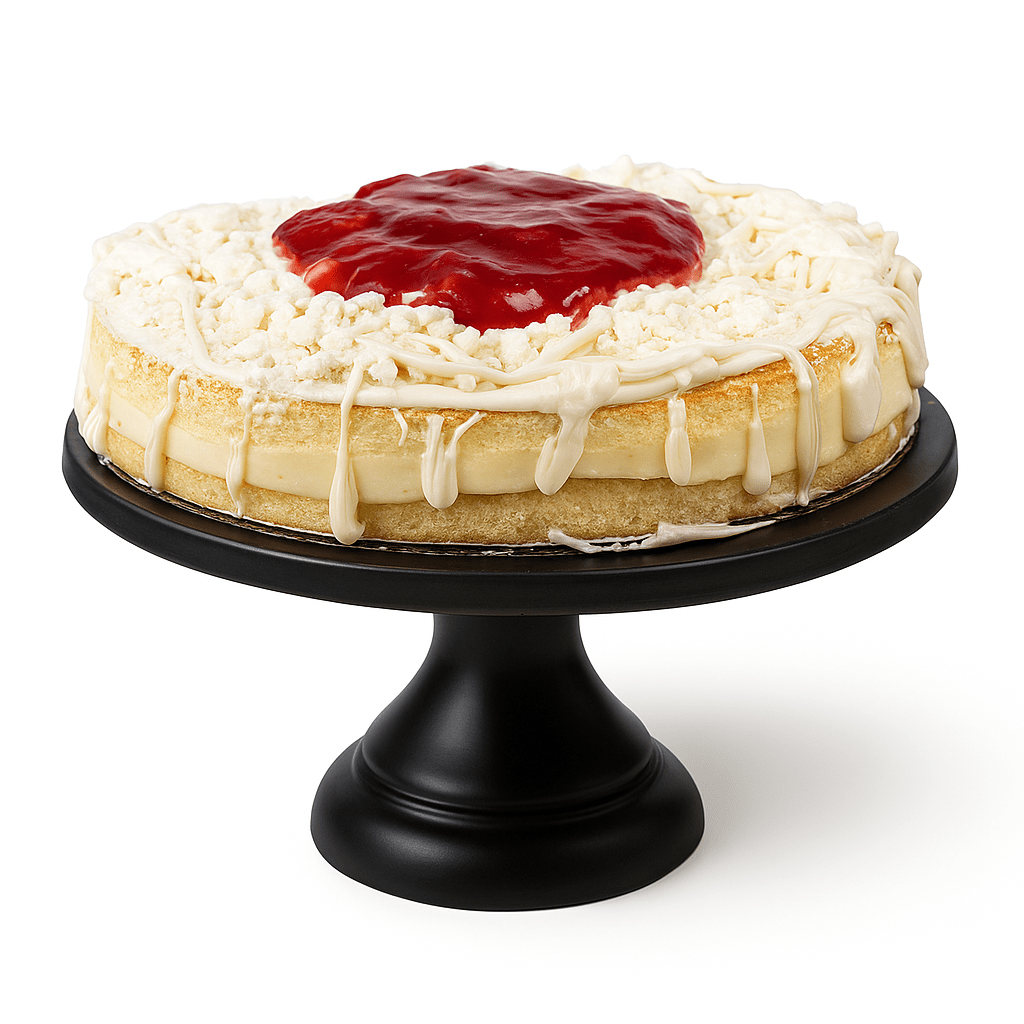 Andy Anand Sugar-Free White Chocolate Strawberry Cake, 2.5 lb – Keto & Diabetic-Friendly, Real Strawberries, Creamy White Chocolate Gift - Overture Gifts