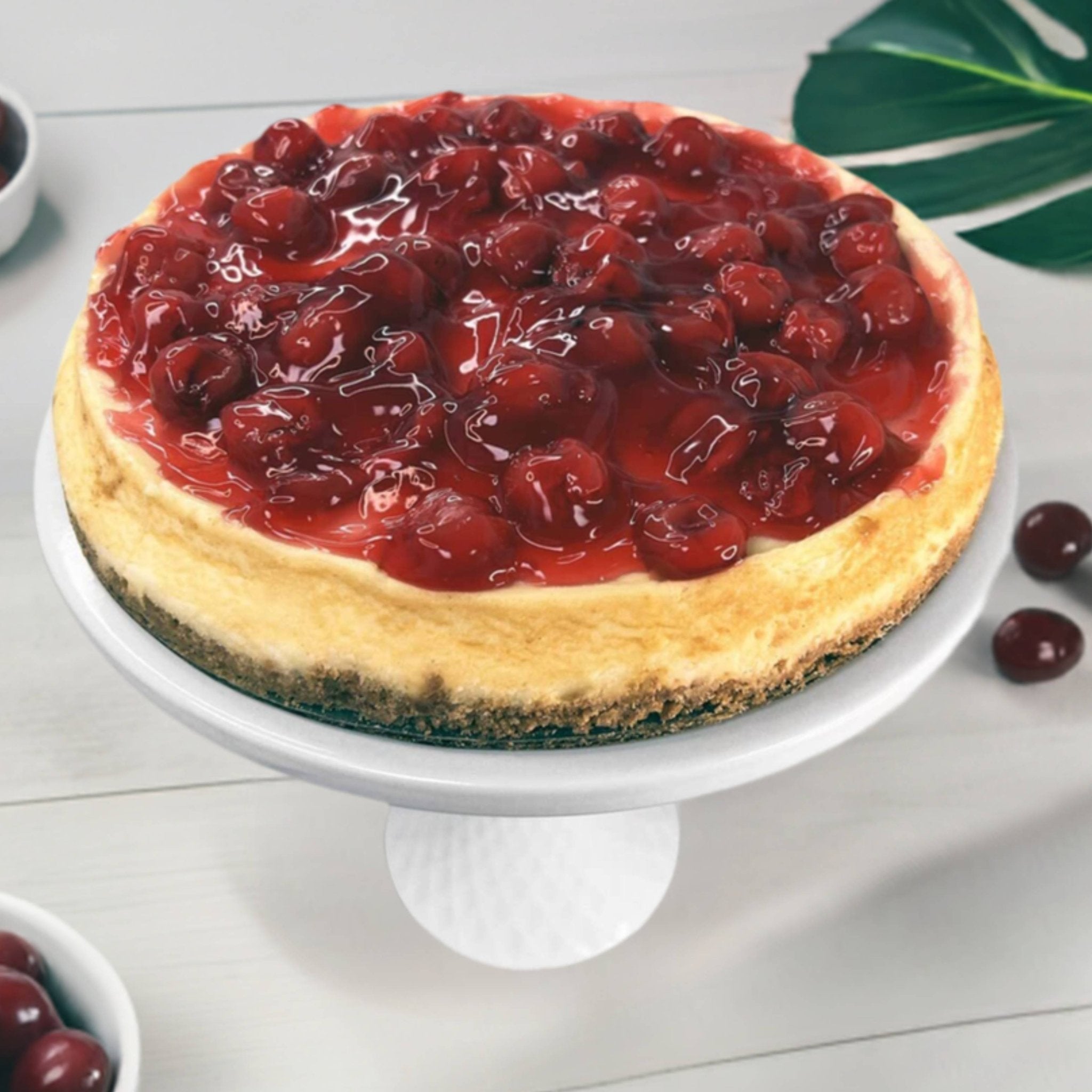 Andy Anand Sugar-Free Dunked Cherry Cake, 9-Inch, 2.9 lb – Keto & Diabetic-Friendly, Cherry Juice Soaked, No Preservatives Birthday Gift