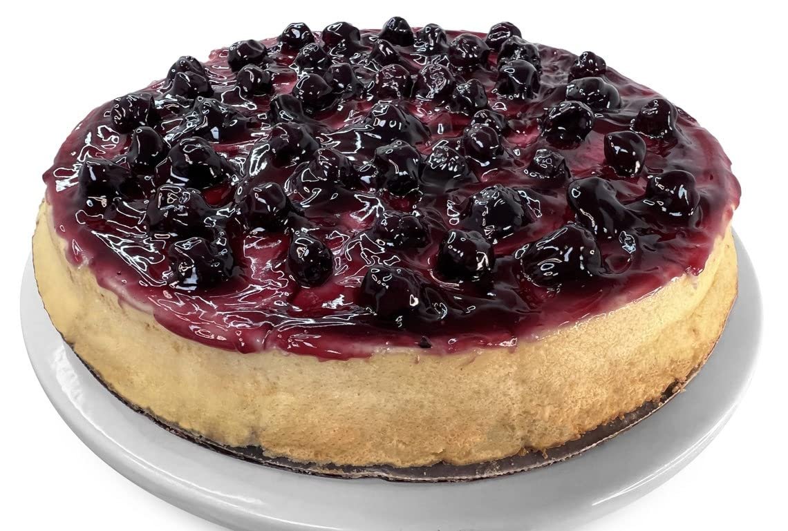 Andy Anand Traditional Blueberry Cake, 9-Inch, 2 lb – Fresh Bakery Dessert, Real Blueberries, Gourmet Birthday & Celebration Gift Delivery