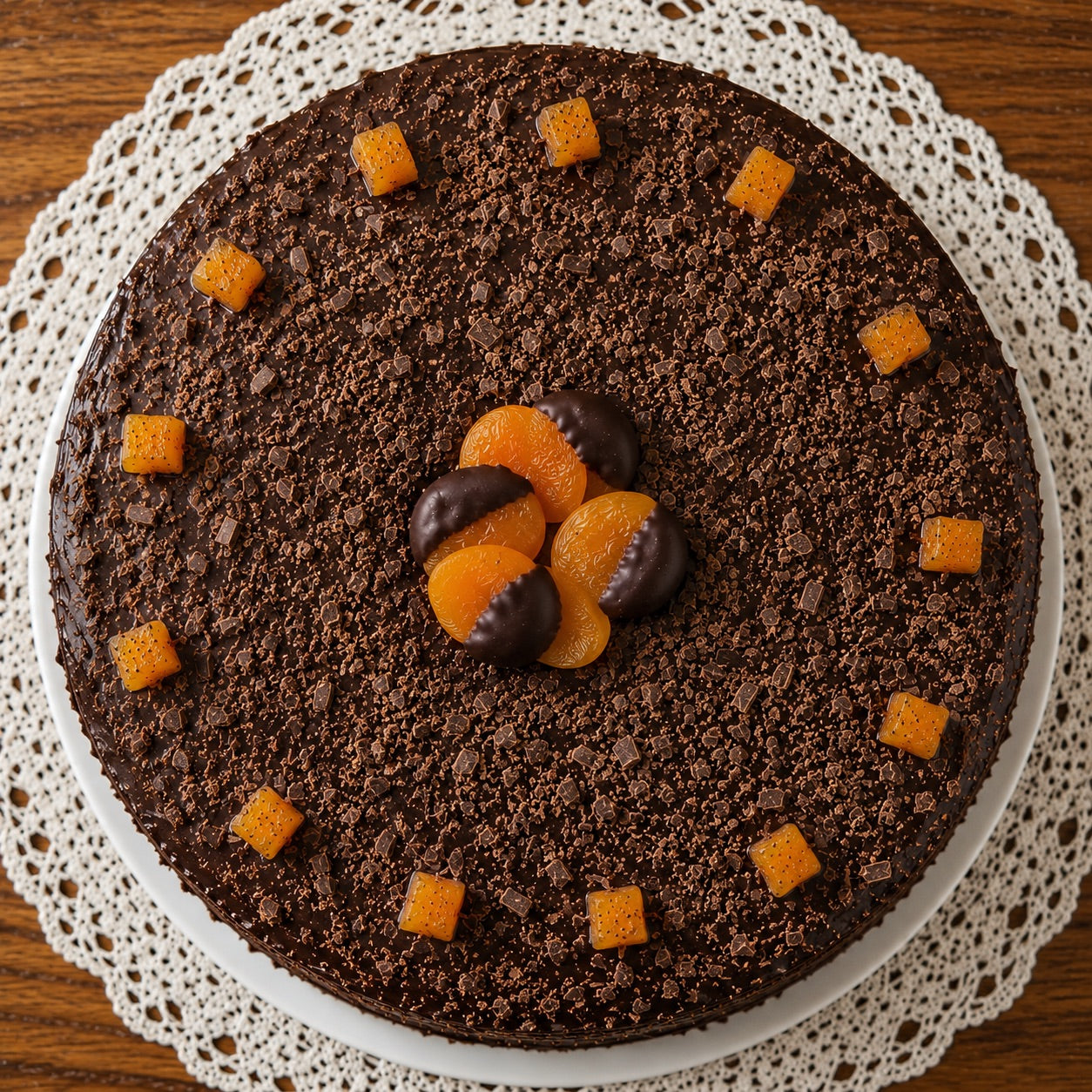 Andy Anand Sugar Free Sachertorte – Classic Austrian Chocolate Apricot Cake 2.8 lb | Keto & Diabetic Friendly | No Sugar Added | No Preservatives | Gourmet Birthday Gift