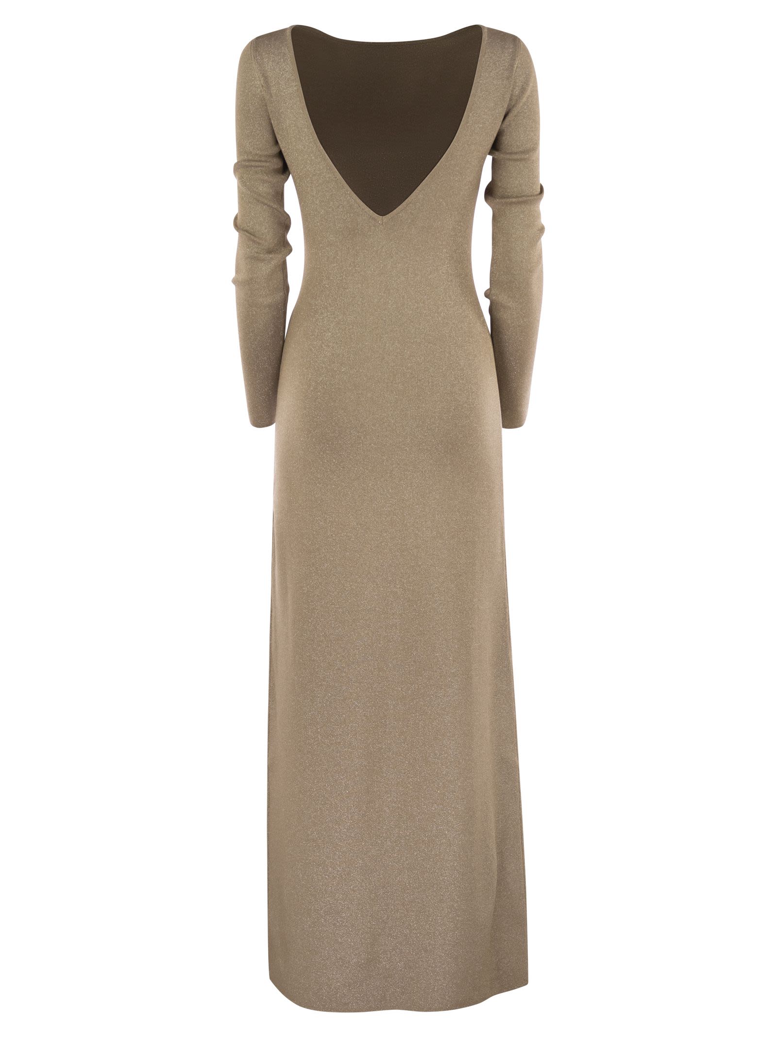 Max Mara Women Bracco - Viscose And Lurex Slim Dress